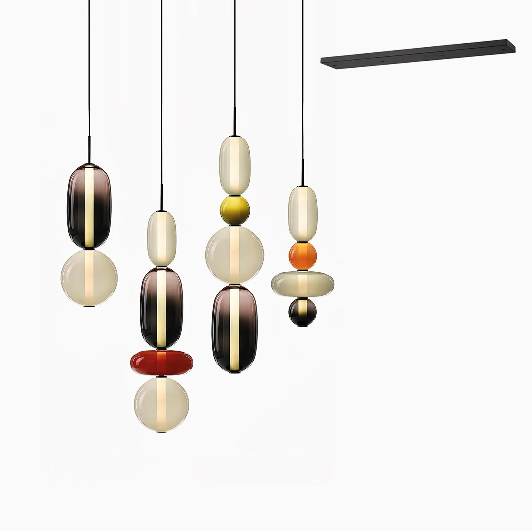 Candied Modern Glass Pendant Light - Image 31