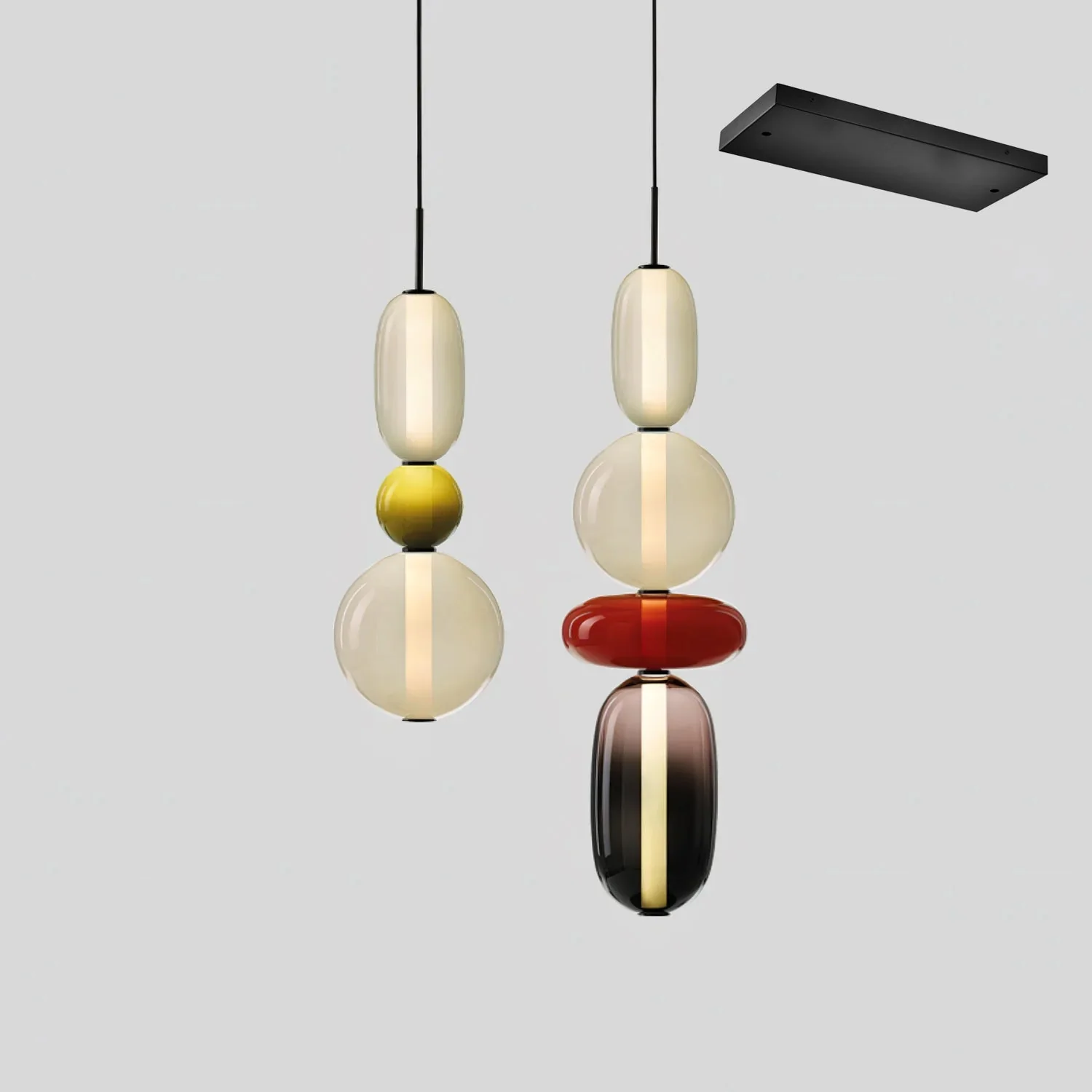 Candied Modern Glass Pendant Light - Image 34