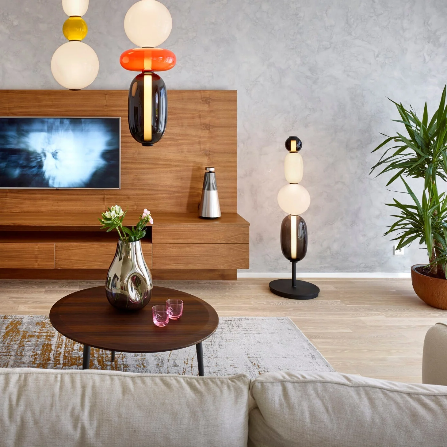 Candied Modern Glass Table Lamp - Image 15