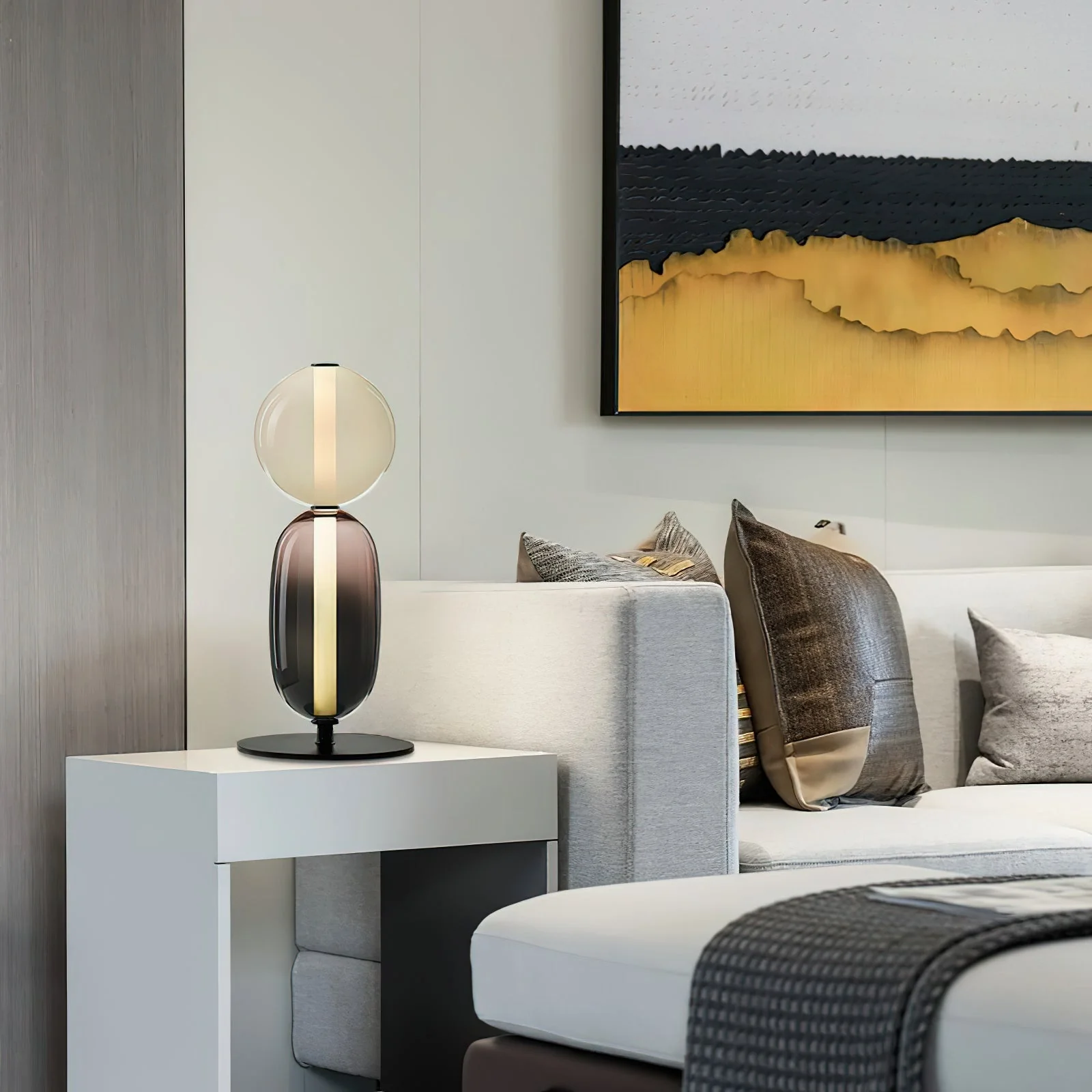 Candied Modern Glass Table Lamp - Image 19
