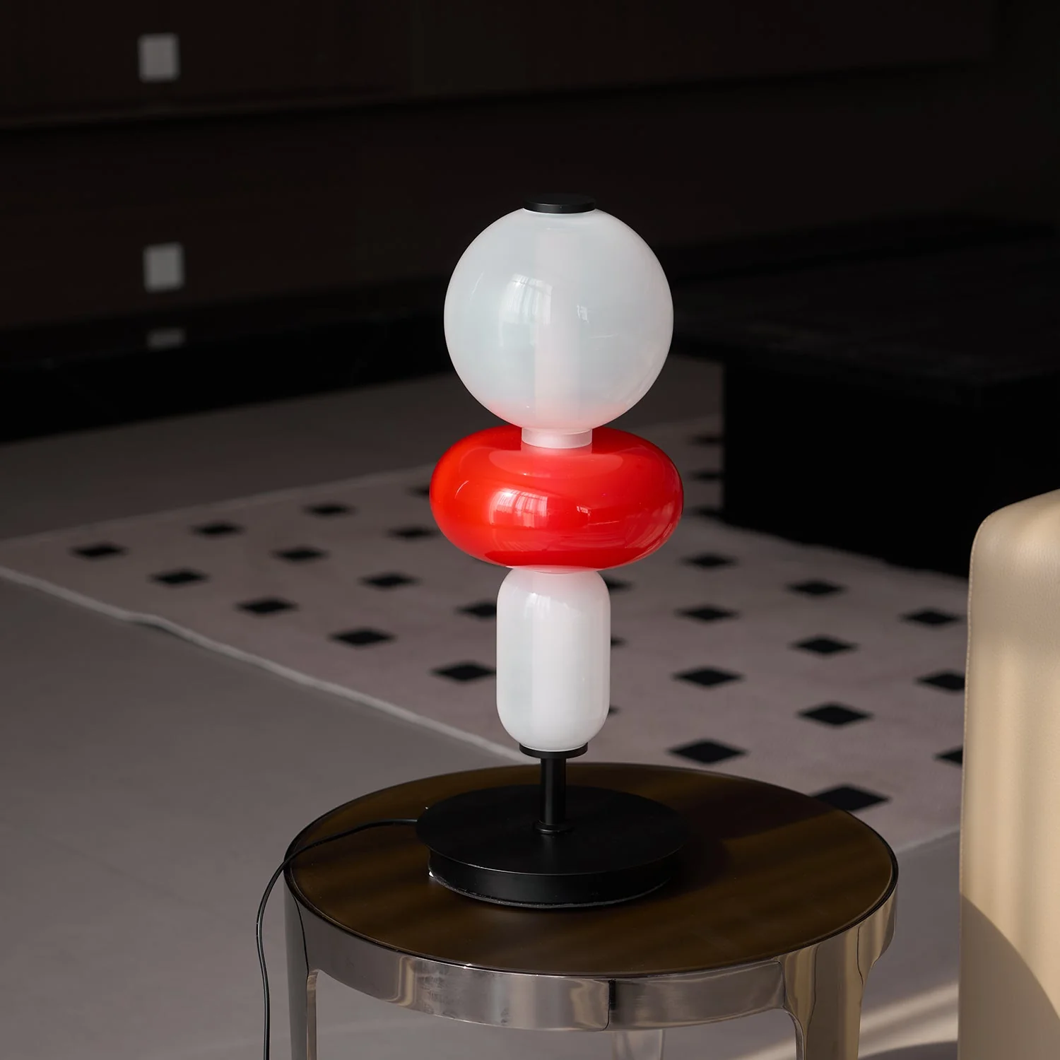 Candied Modern Glass Table Lamp - Image 9