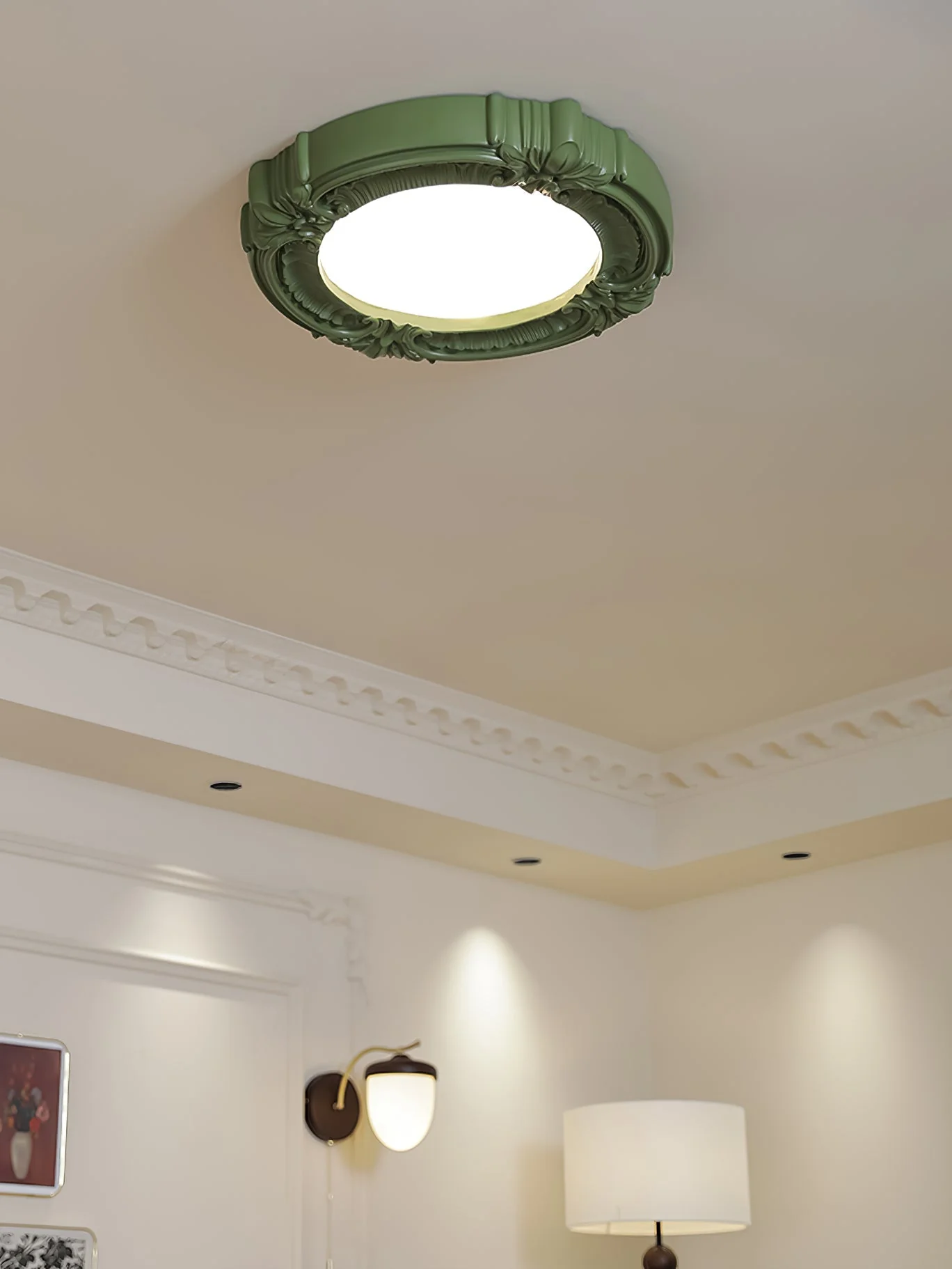 Capse Wabi-Sabi Resin Ceiling Light - Image 13
