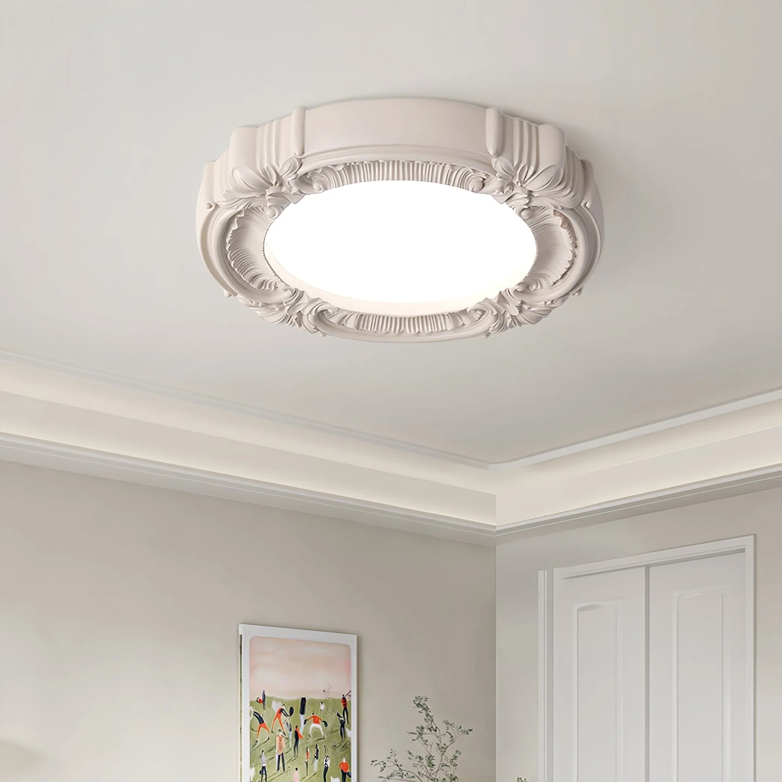 Capse Wabi-Sabi Resin Ceiling Light - Image 2