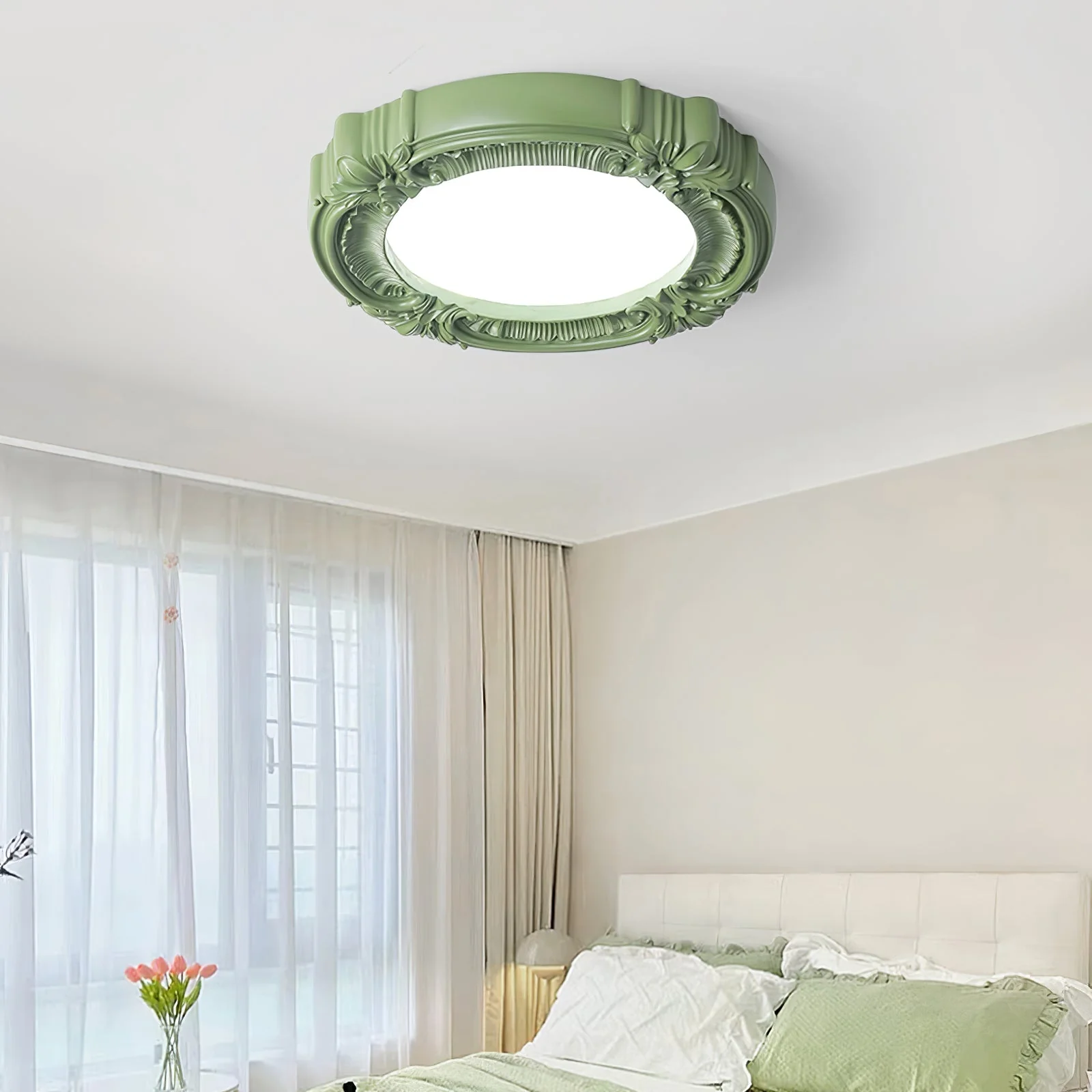 Capse Wabi-Sabi Resin Ceiling Light - Image 3