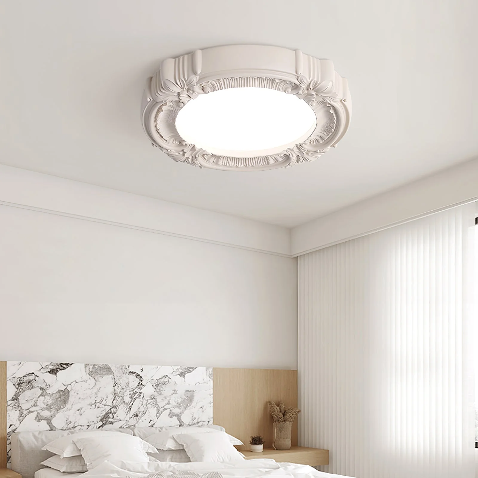 Capse Wabi-Sabi Resin Ceiling Light - Image 4