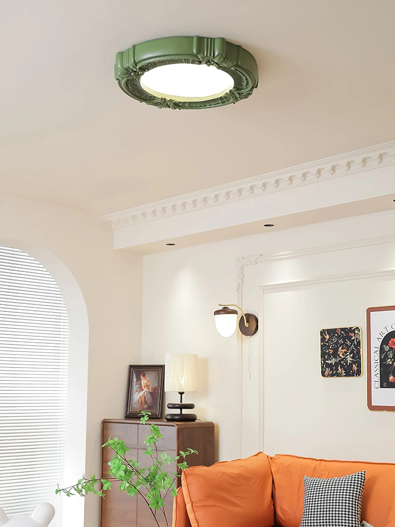 Capse Wabi-Sabi Resin Ceiling Light - Image 7