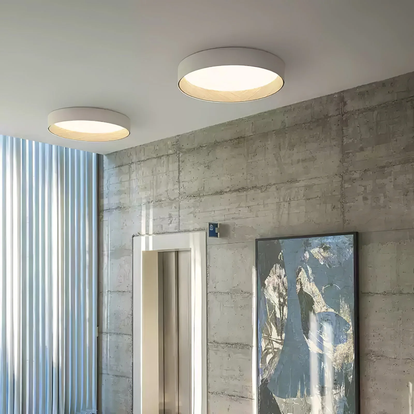Caraeara Modern Minimalist Round Ceiling Lamp - Image 3