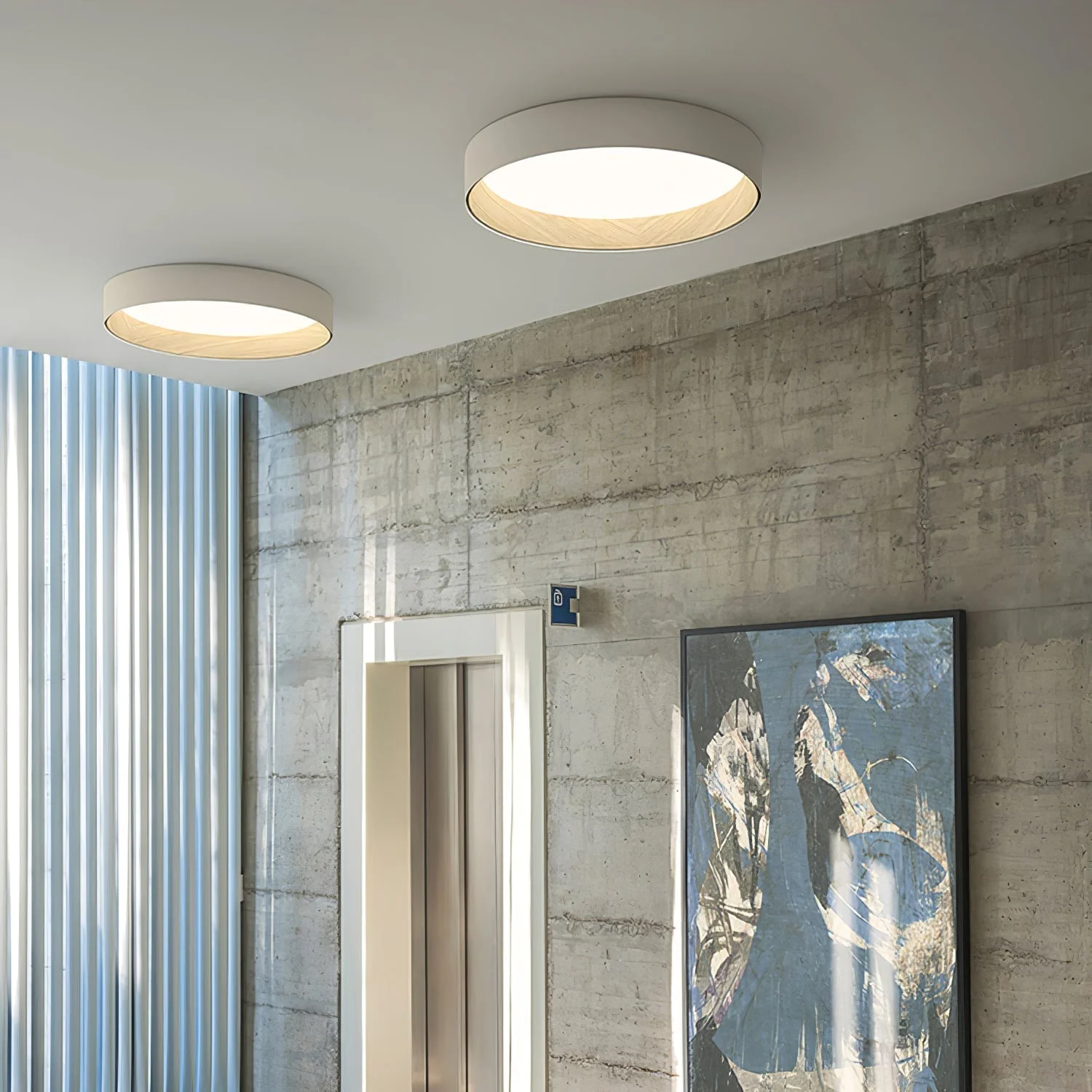 Caraeara Modern Minimalist Round Ceiling Lamp - Image 4