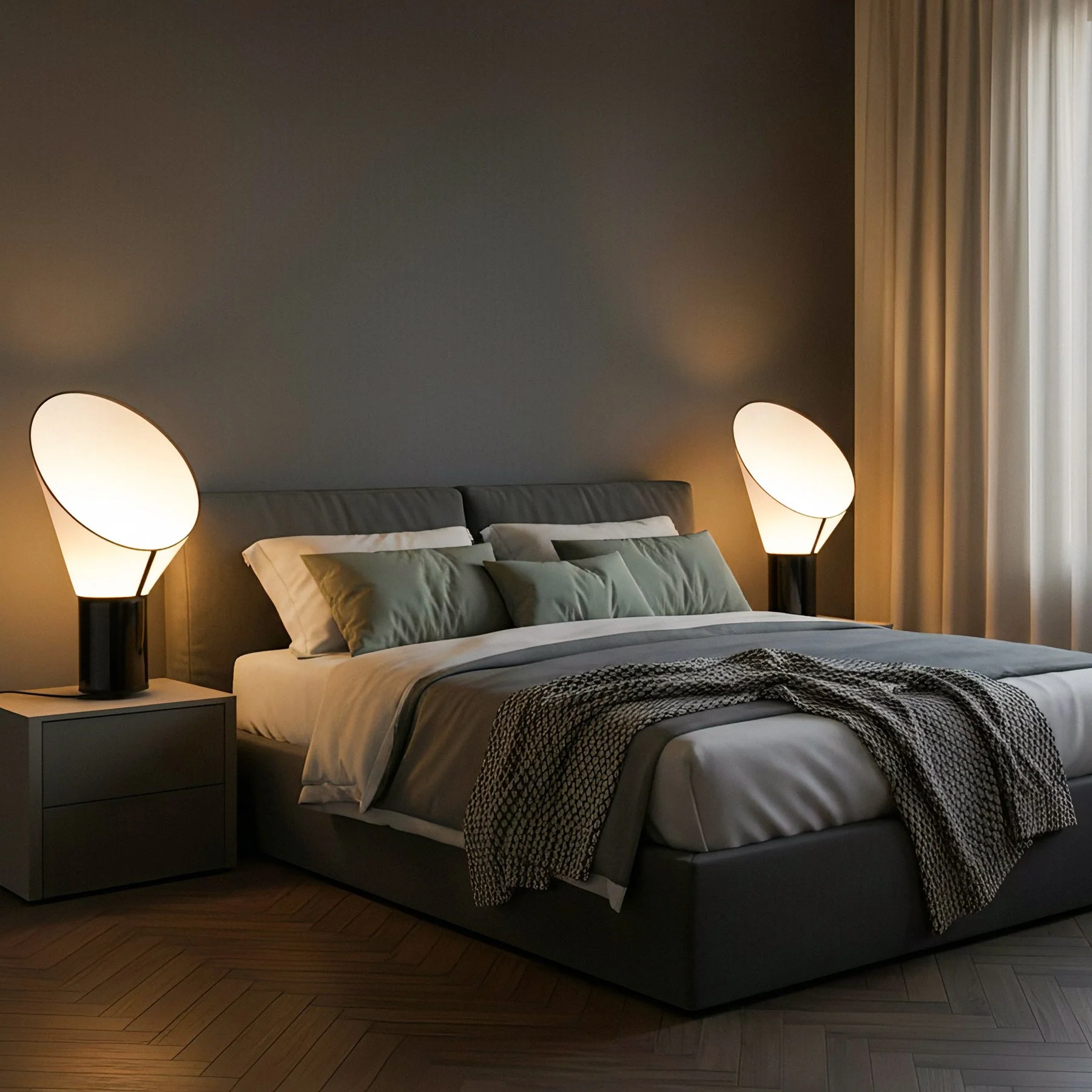 Cargo Modern Fabric Table Lamp - Image 4