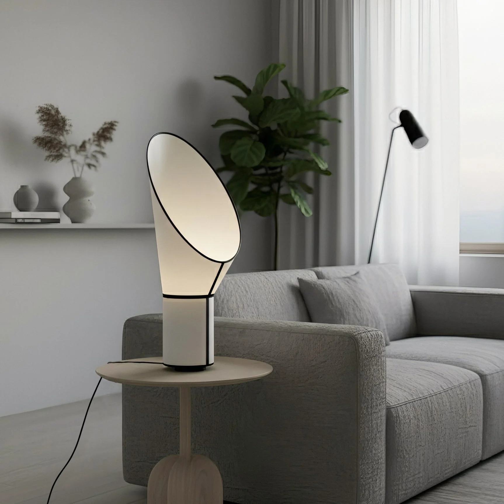 Cargo Modern Fabric Table Lamp - Image 6