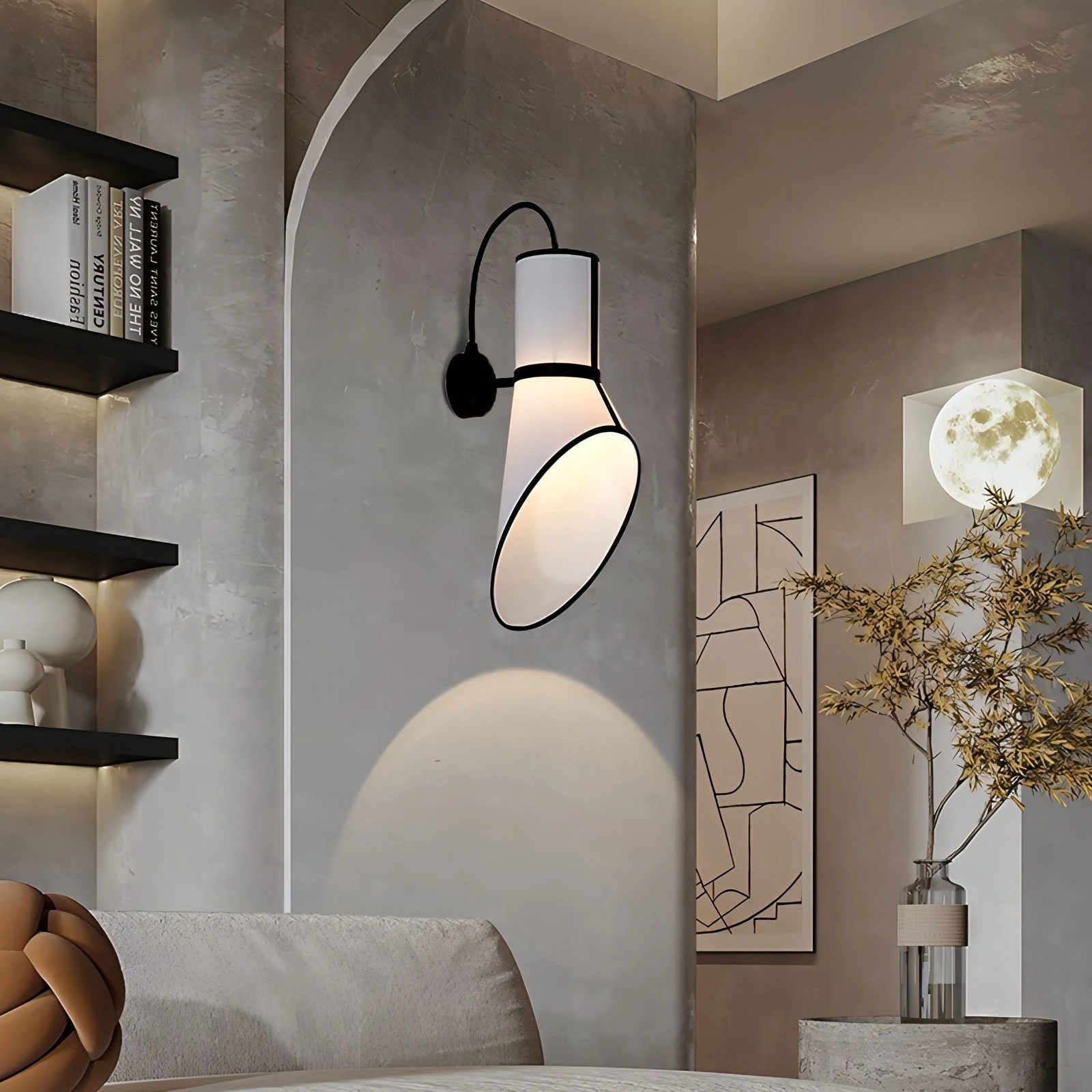 Cargo Modern Fabric Wall Light - Image 2