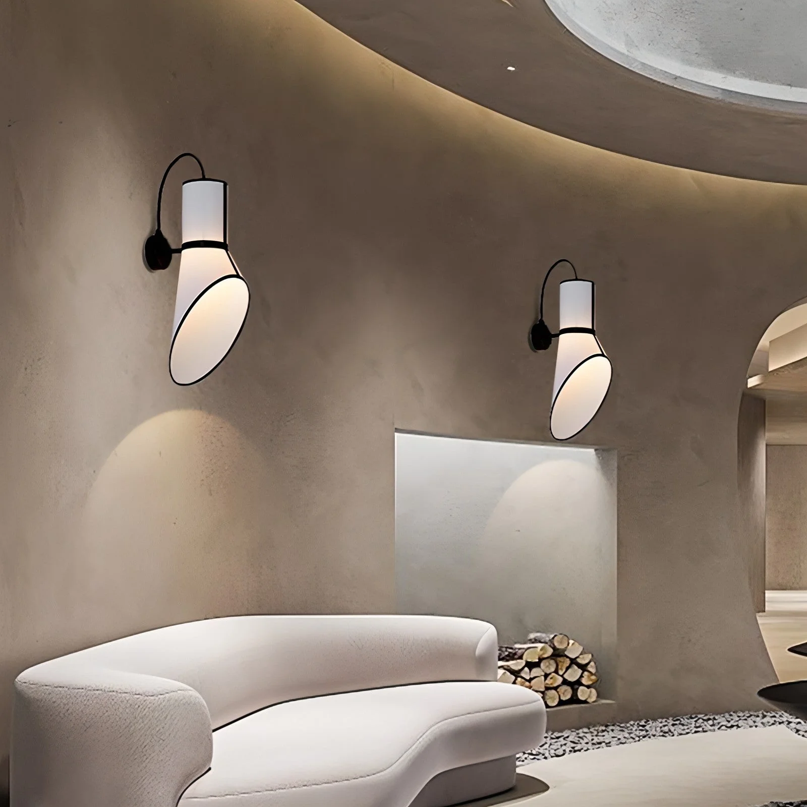 Cargo Modern Fabric Wall Light - Image 4