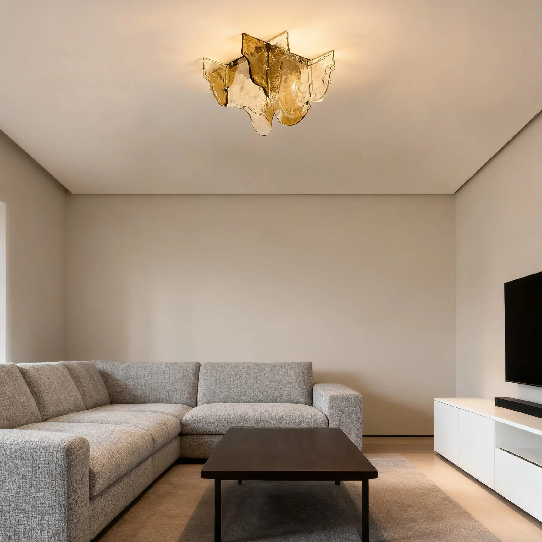 Carlo Modern Glass Ceiling Light - Image 12