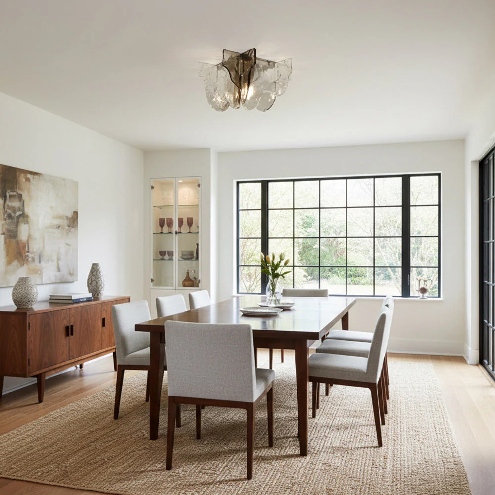 Carlo Modern Glass Ceiling Light - Image 4