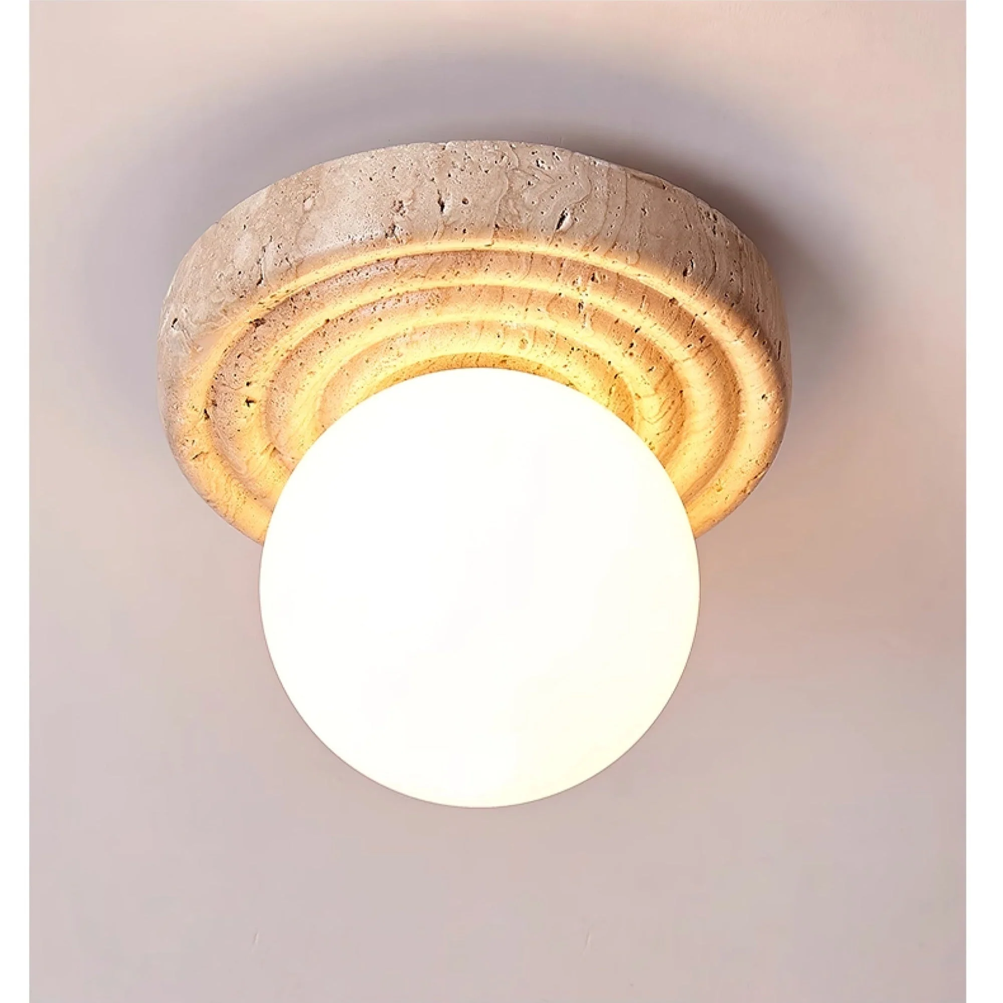Carmen Travertine Ceiling Light - Image 10