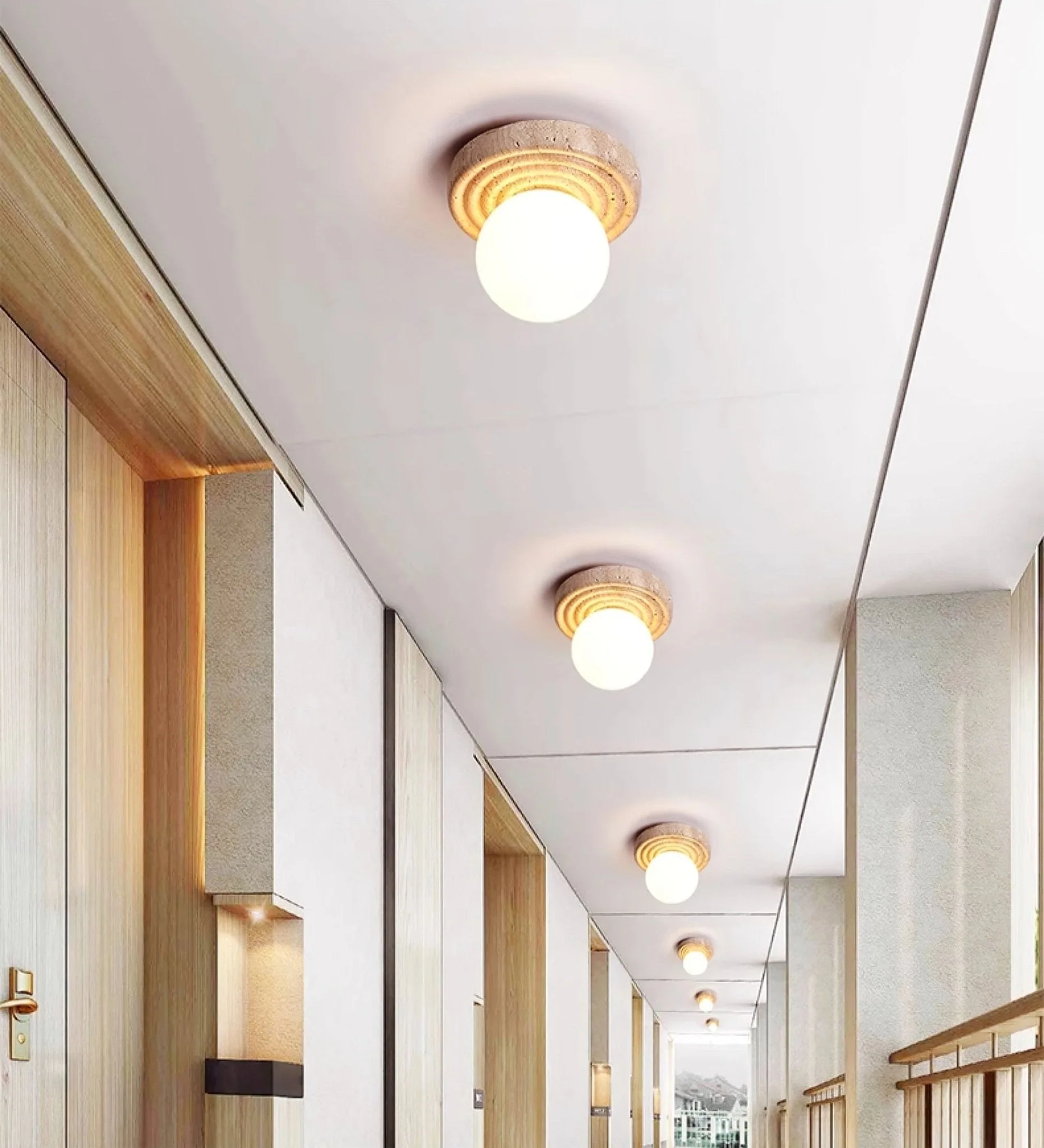 Carmen Travertine Ceiling Light - Image 15