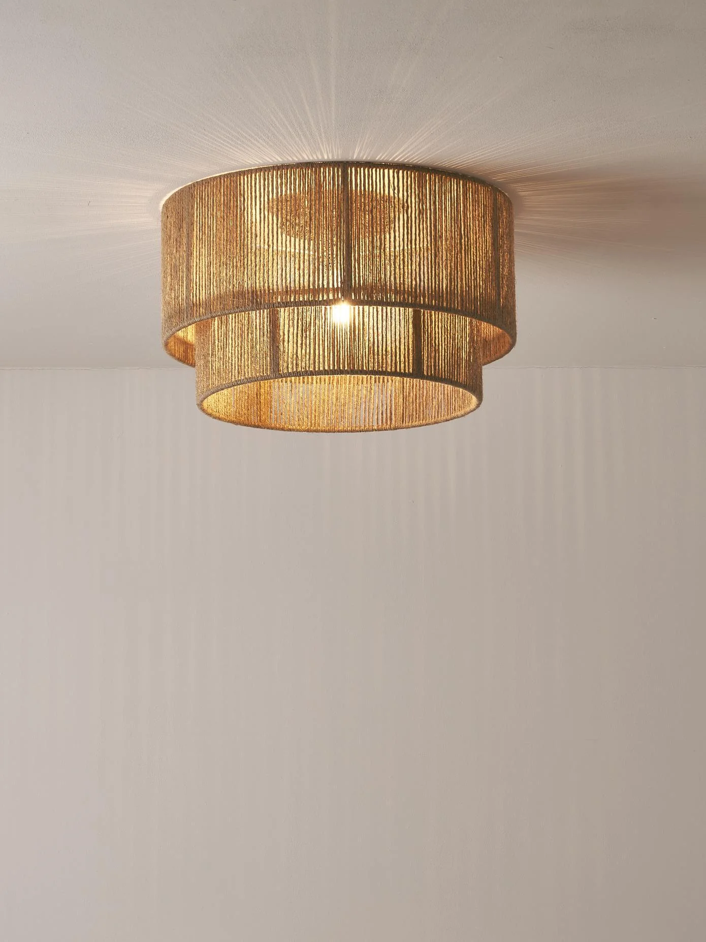 Casora Classic Art Natural Rope Ceiling Light - Image 12
