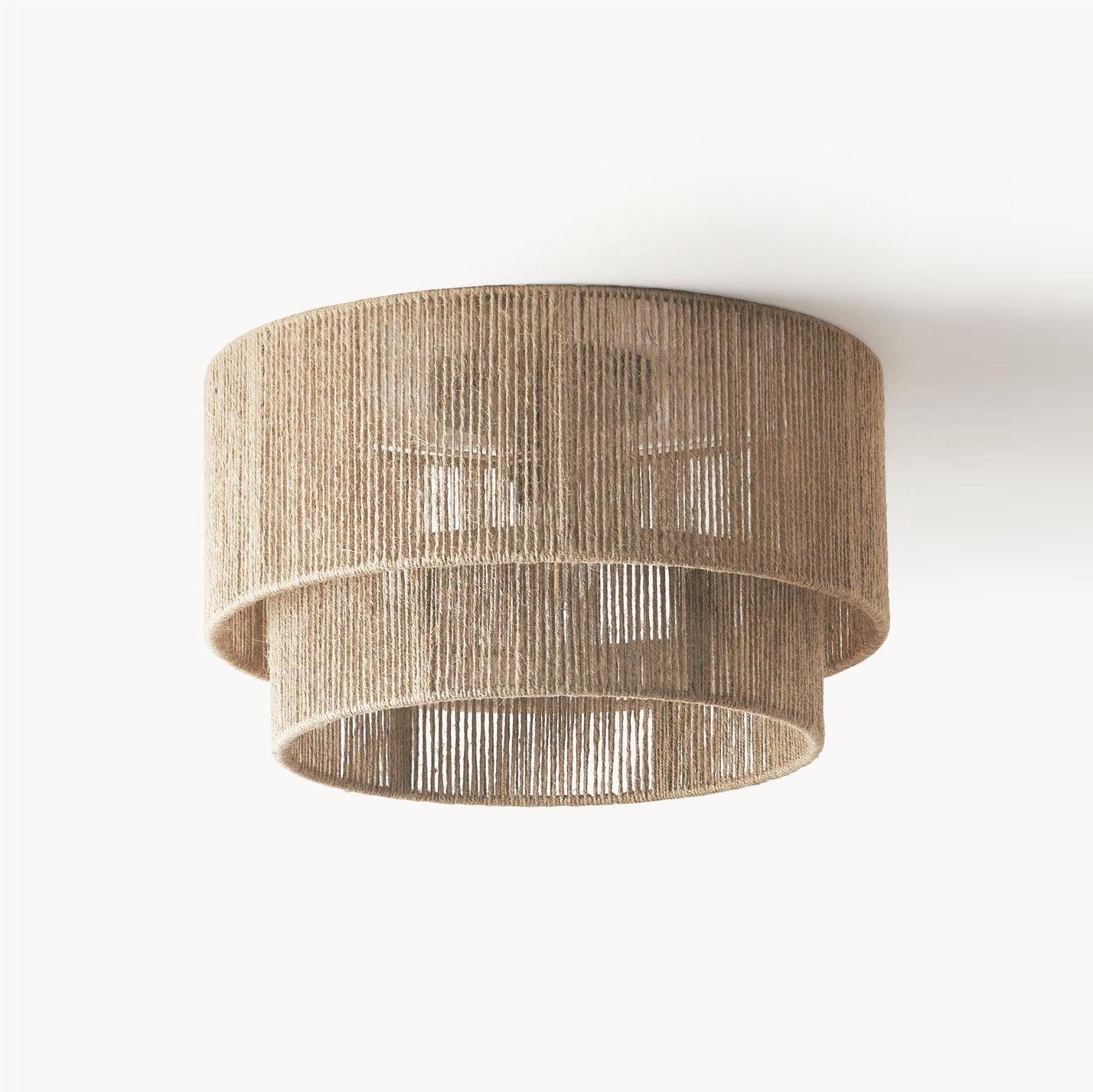 Casora Classic Art Natural Rope Ceiling Light - Image 15