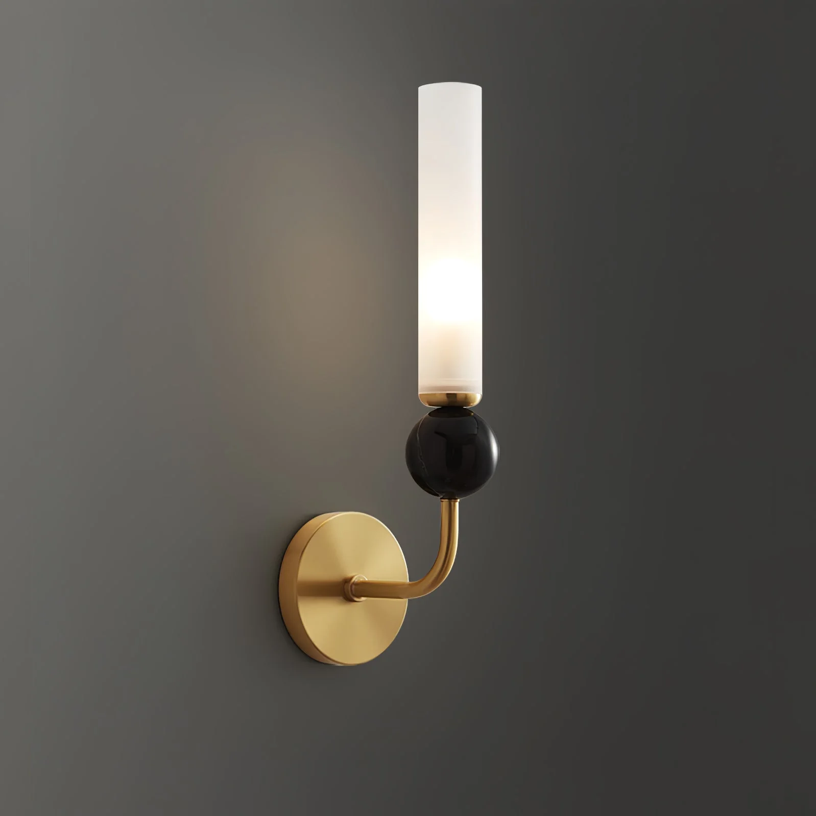 Casoreth Modern Minimalist Vertical Marble Wall Lamp - Image 8