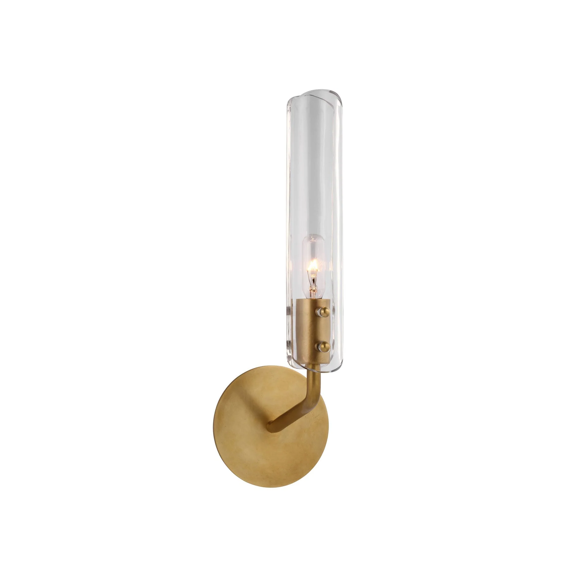 Casoria Contemporary Brass Wall Lamp