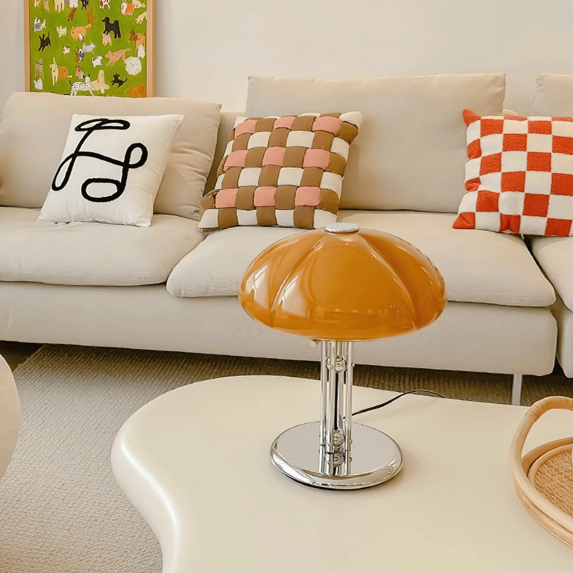 Cato Modern Glass Table Lamp - Image 16