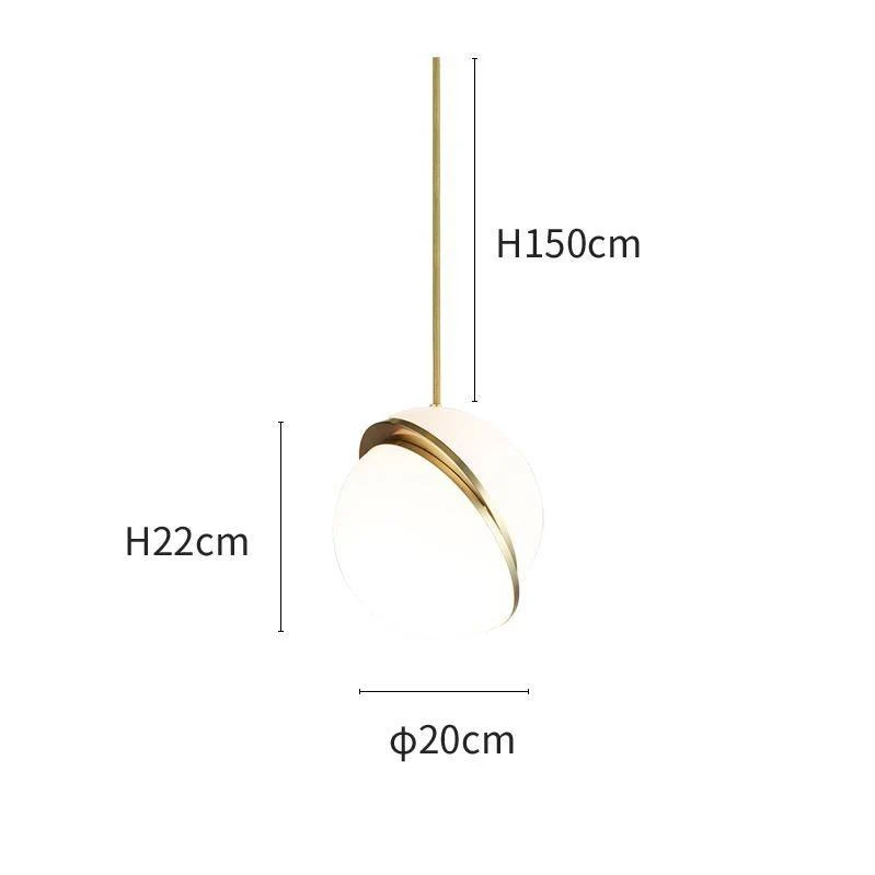 Cavira Pendant Minimalistic Glass Lamp - Image 6