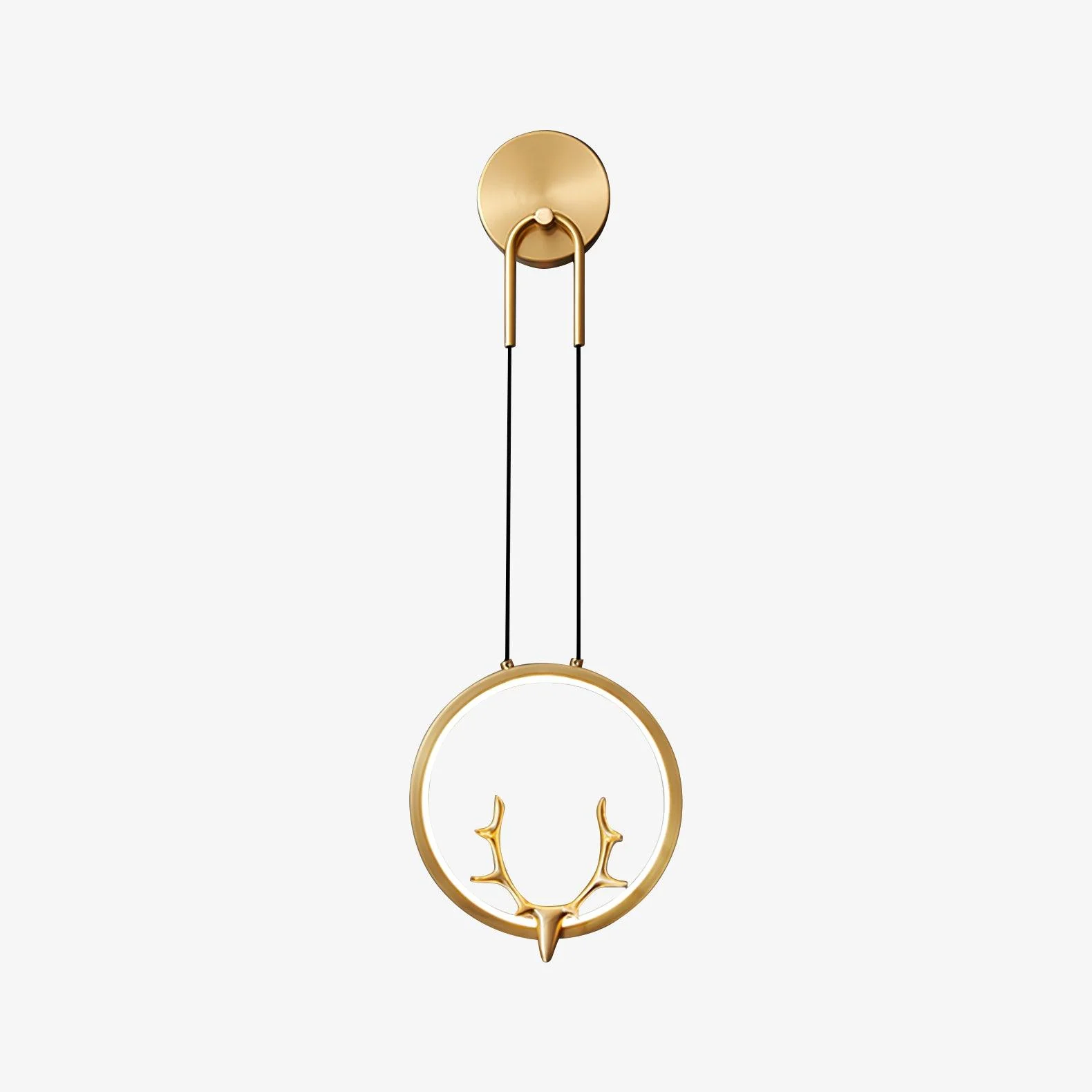 Celesta Brass Whimsical Wall Lamp
