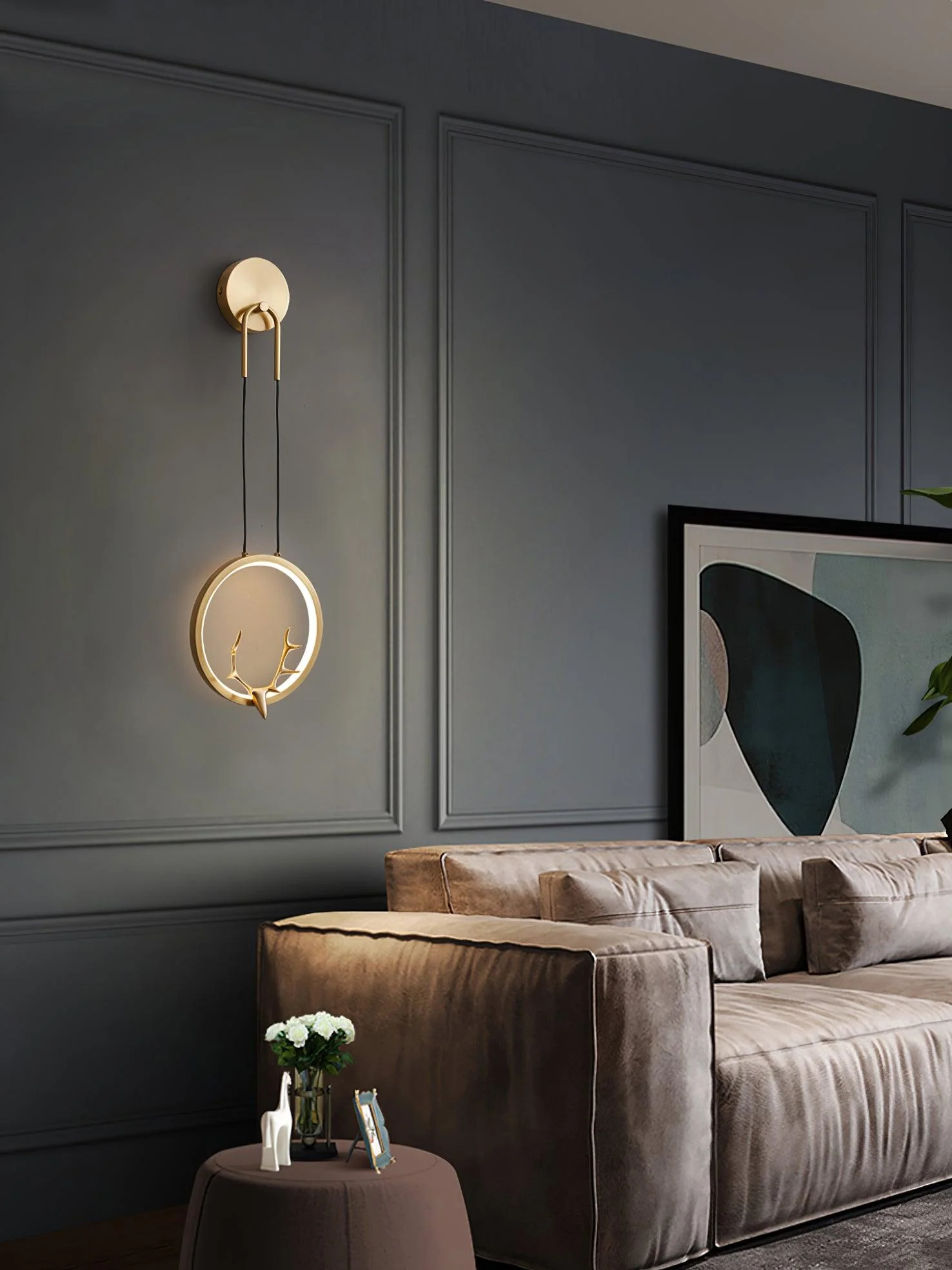 Celesta Brass Whimsical Wall Lamp - Image 6