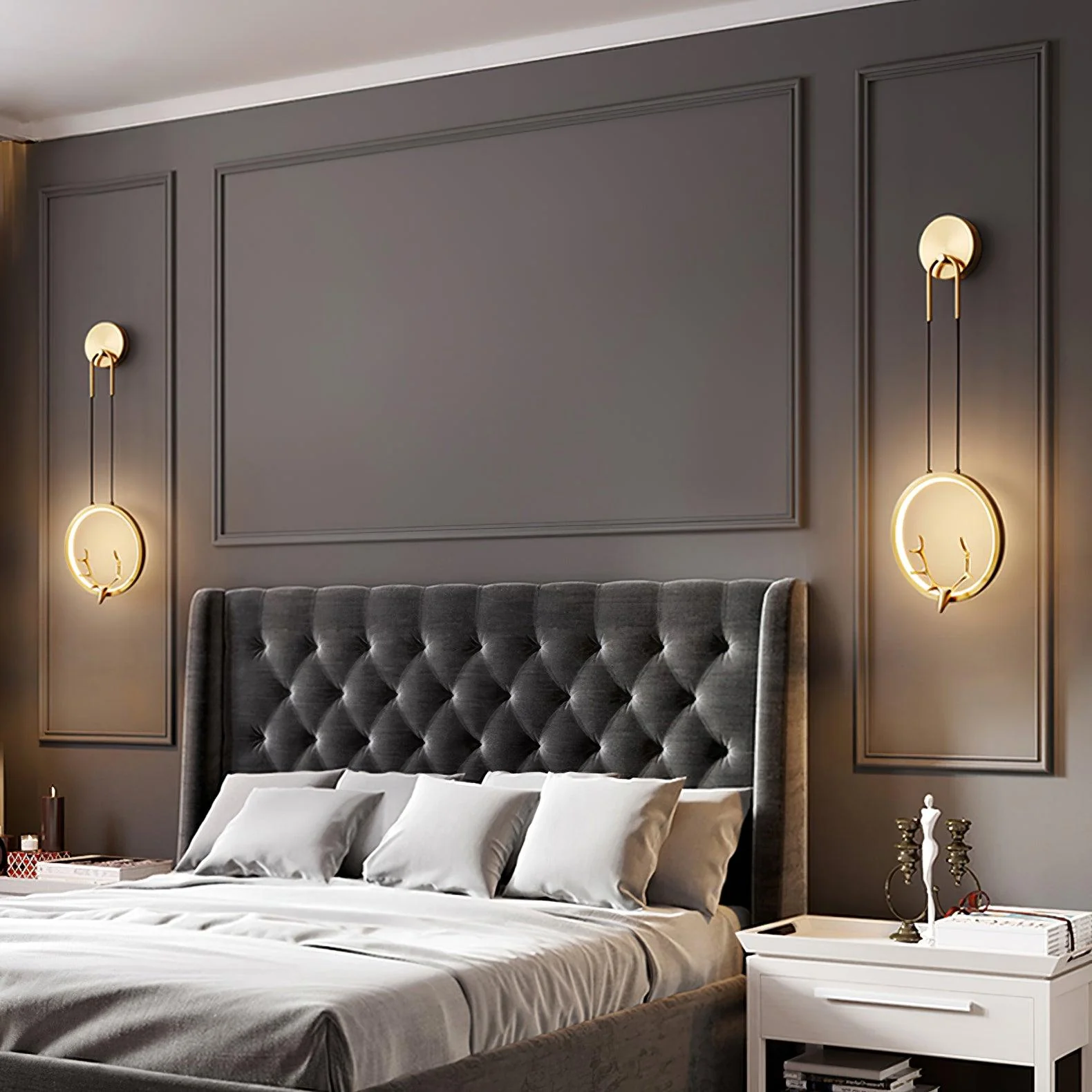 Celesta Brass Whimsical Wall Lamp - Image 9