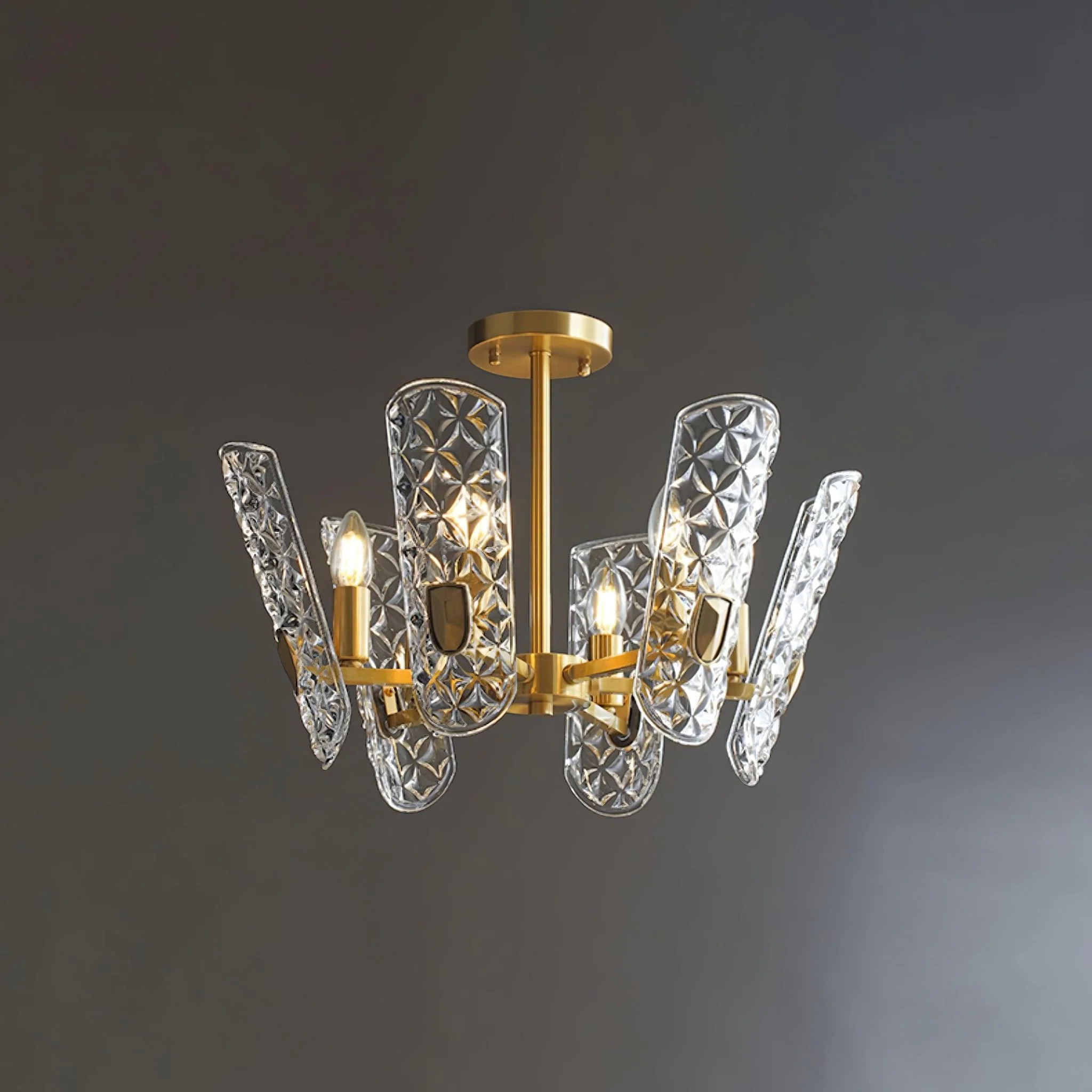 Celeste Elegant Brass Central Chandelier - Image 10