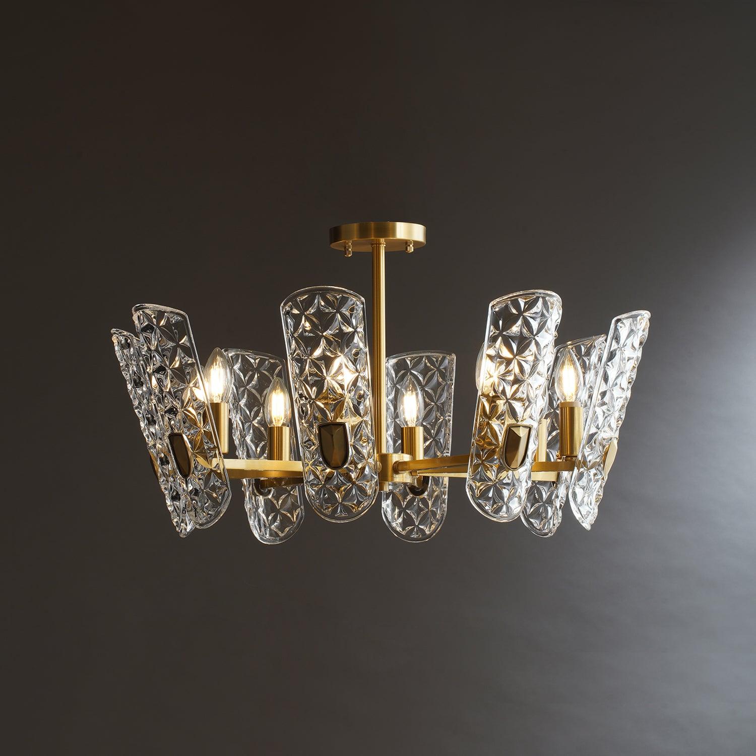 Celeste Elegant Brass Central Chandelier - Image 19