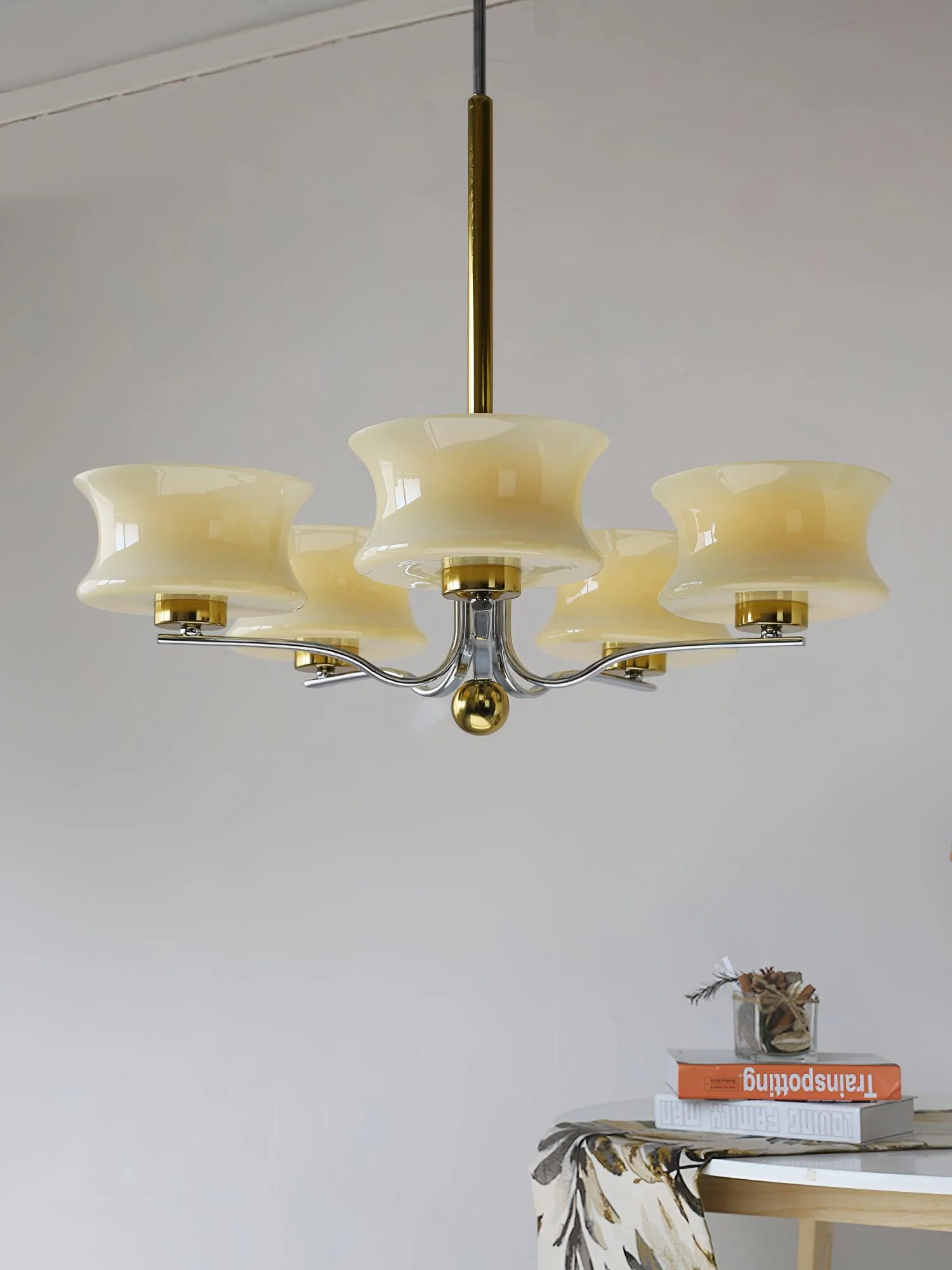 Celeste Elegant Glass Chandelier - Image 8