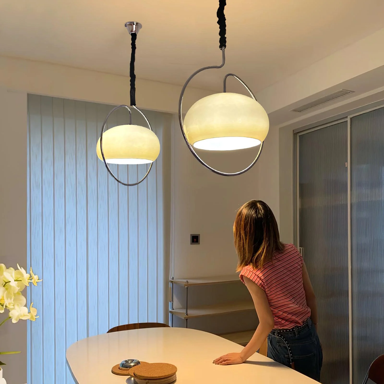 Celesticel Glass Retro Pendant Light - Image 52