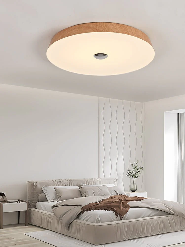Ceshaora Modern Minimalist Woodgrain Ceiling Light - Image 12