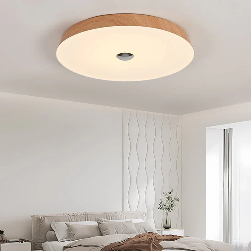Ceshaora Modern Minimalist Woodgrain Ceiling Light - Image 3
