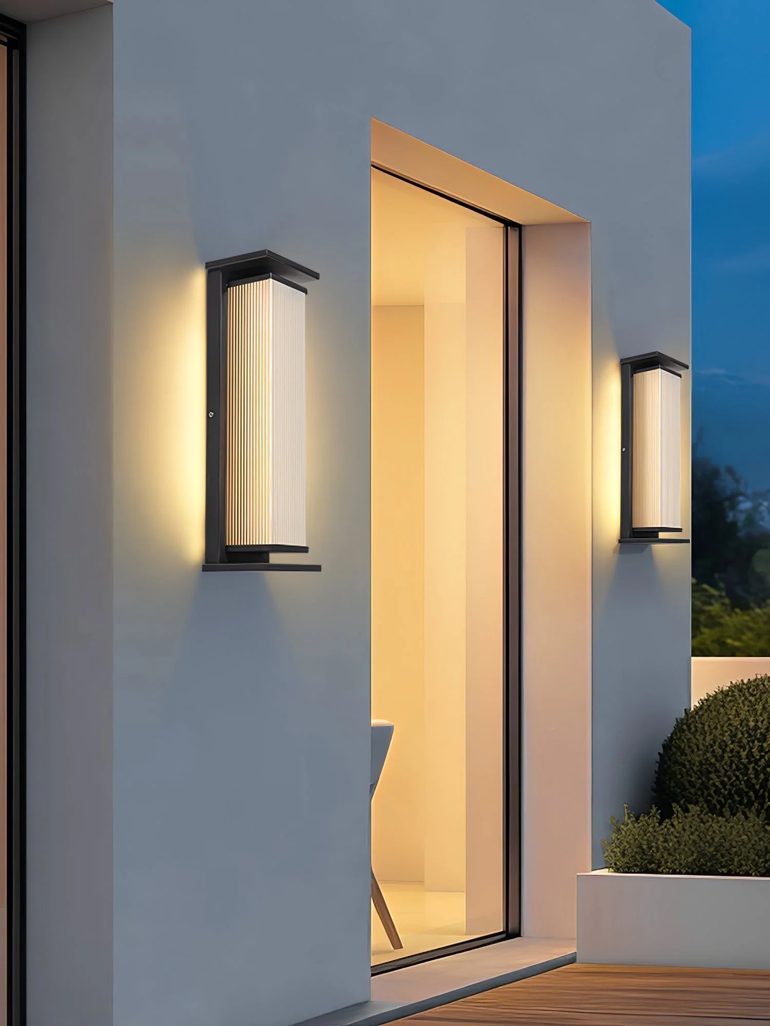 Cesilila Vertical Glass Wall Light - Image 12