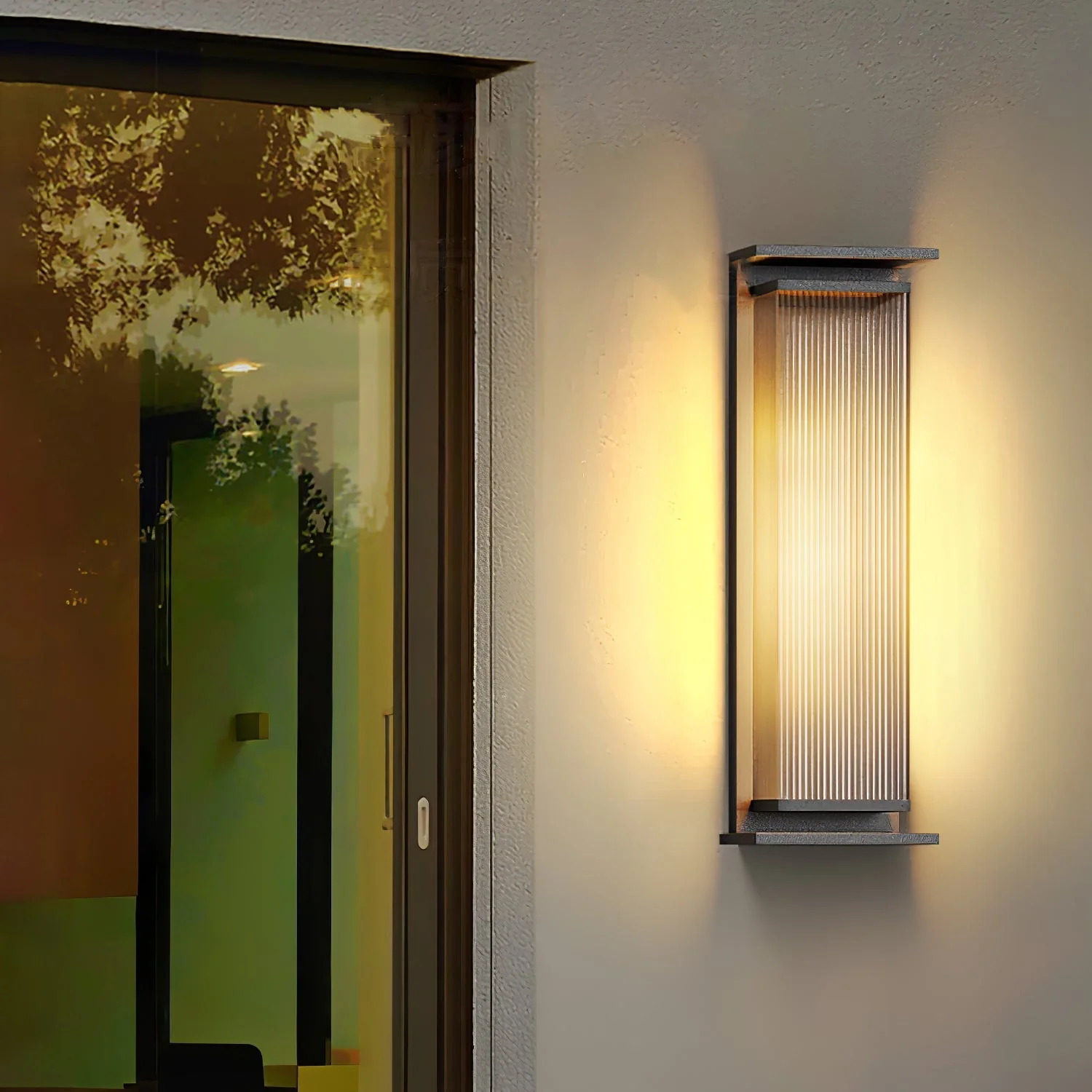 Cesilila Vertical Glass Wall Light - Image 5
