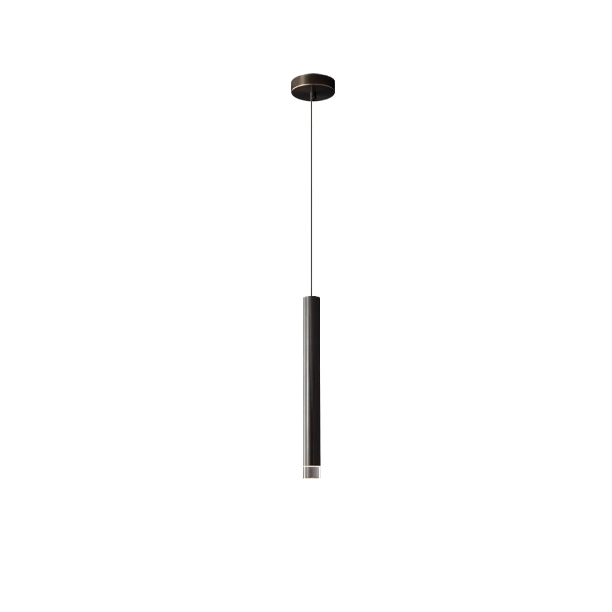 Cetheel Modern Minimalist Brass Plastic Pendant Light - Image 2