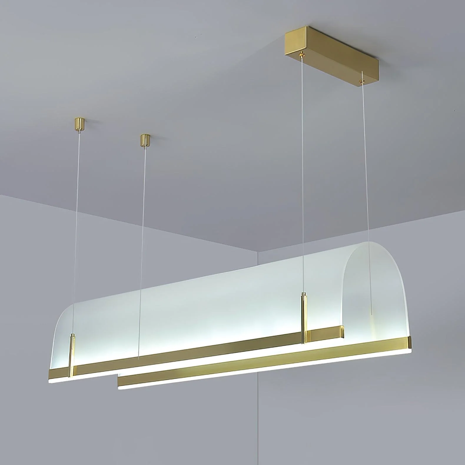 Cevinen Linear Gold Pendant Light - Image 10