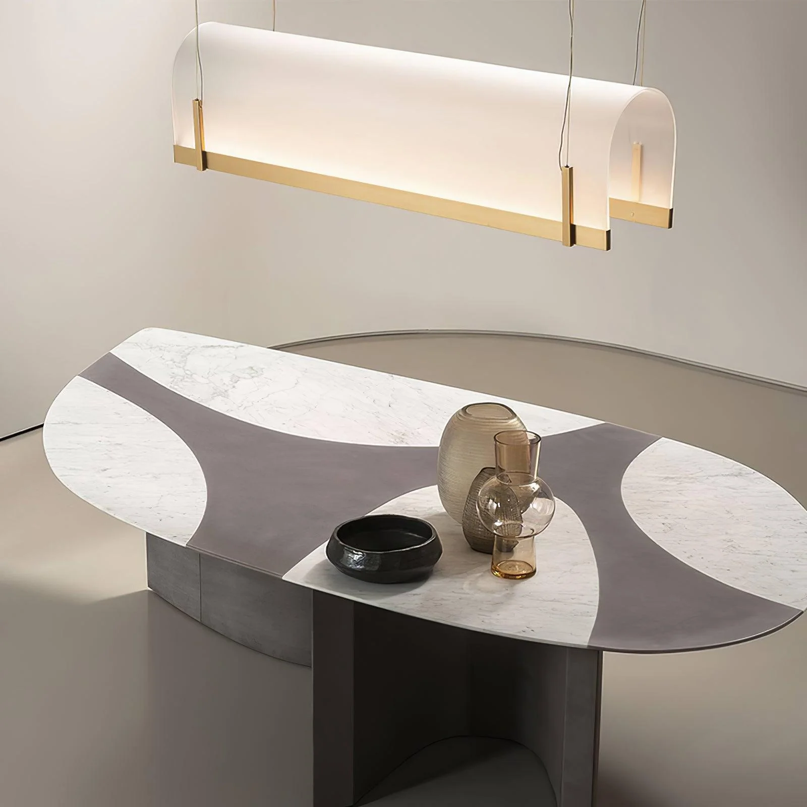 Cevinen Linear Gold Pendant Light - Image 12