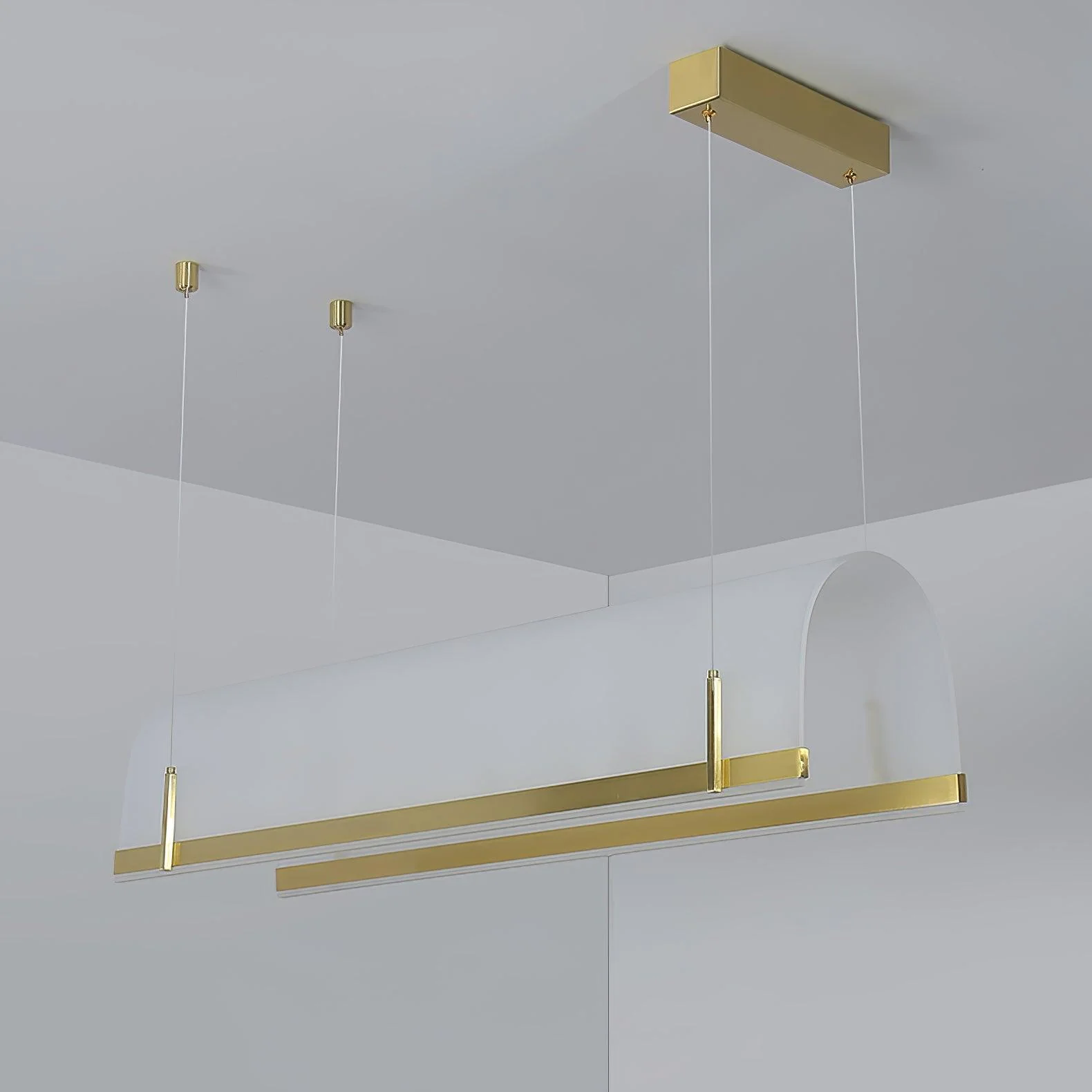 Cevinen Linear Gold Pendant Light - Image 13