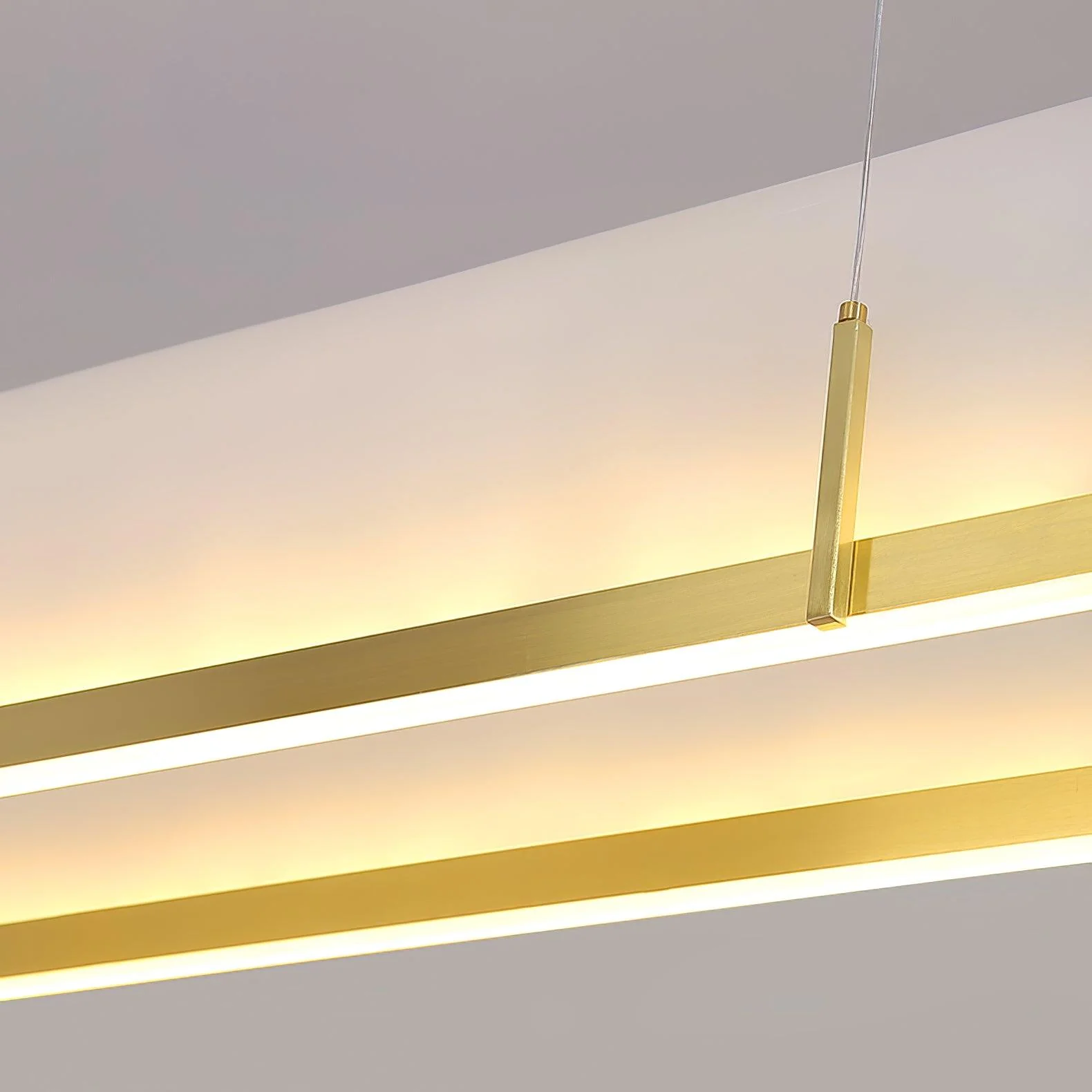 Cevinen Linear Gold Pendant Light - Image 19
