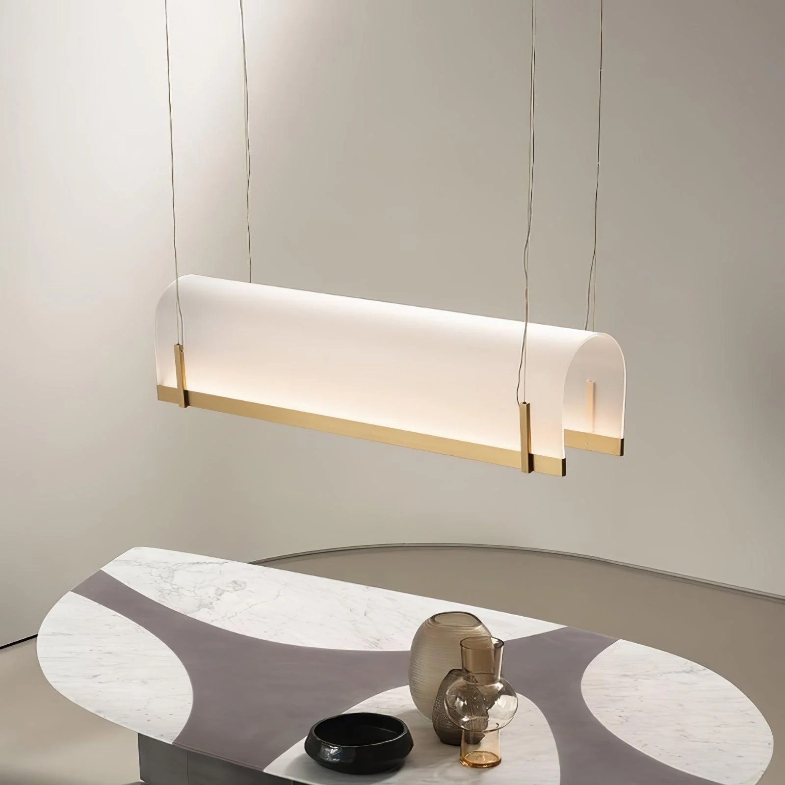 Cevinen Linear Gold Pendant Light - Image 23