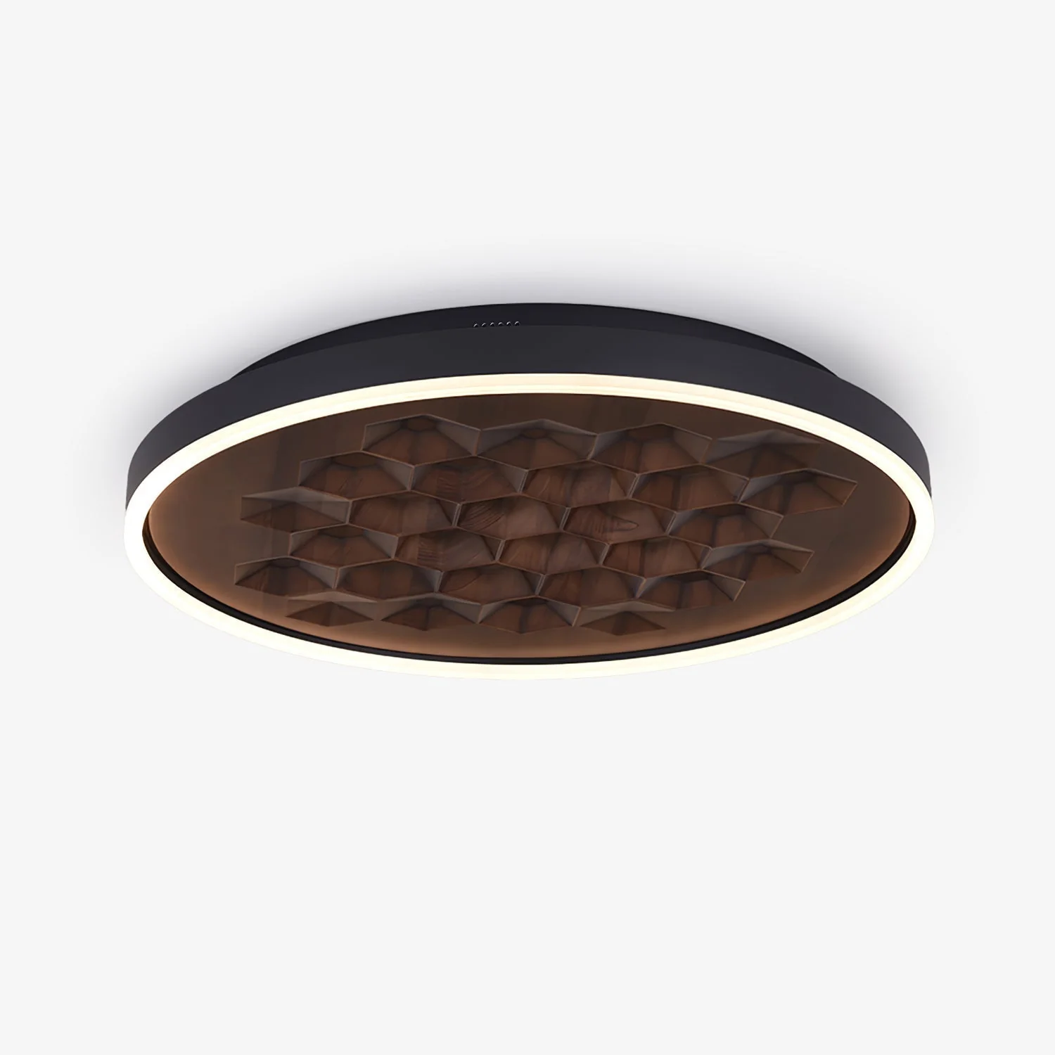 Cevynira Textured Bronze Flush Mount
