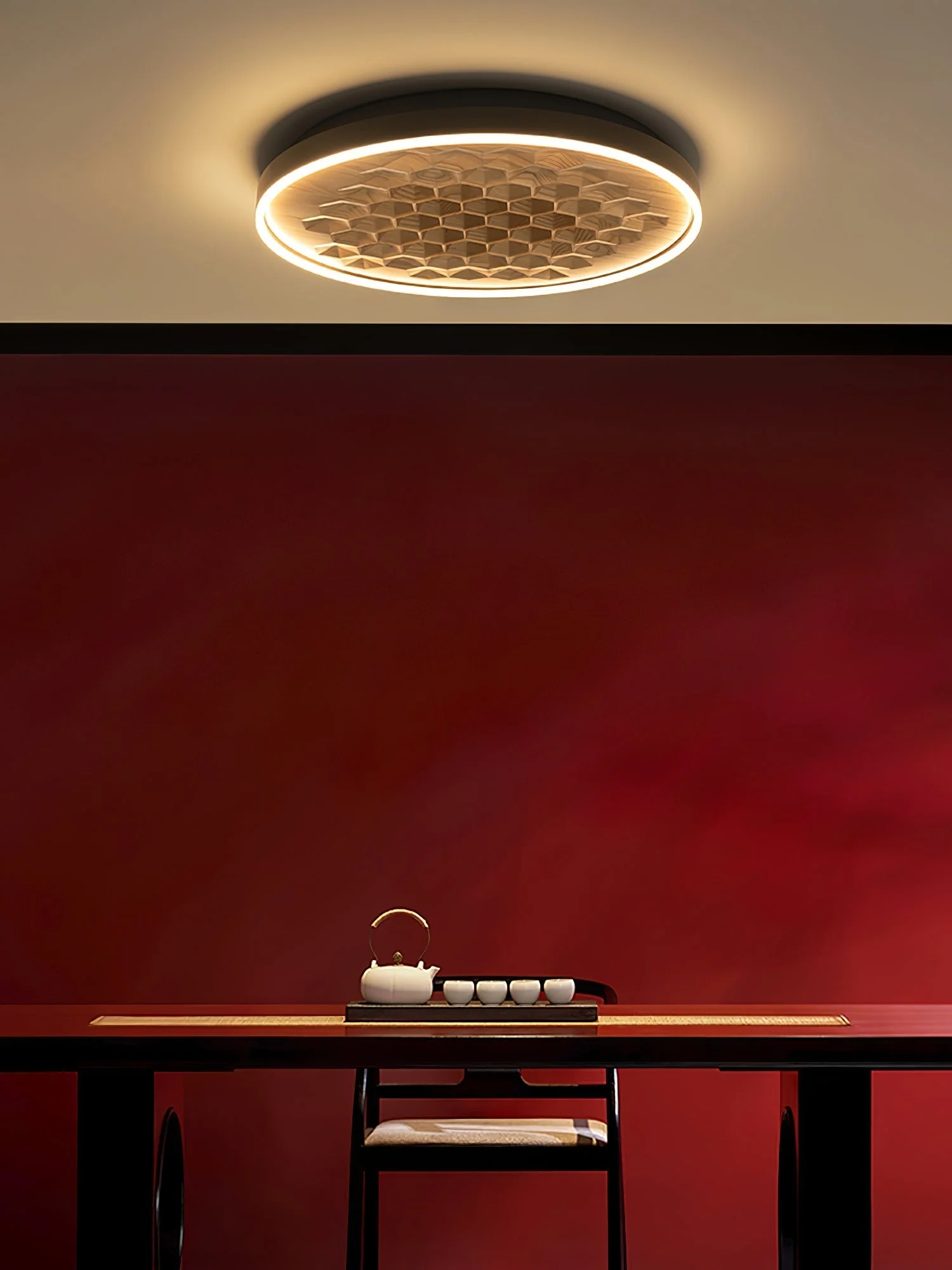 Cevynira Textured Bronze Flush Mount - Image 23