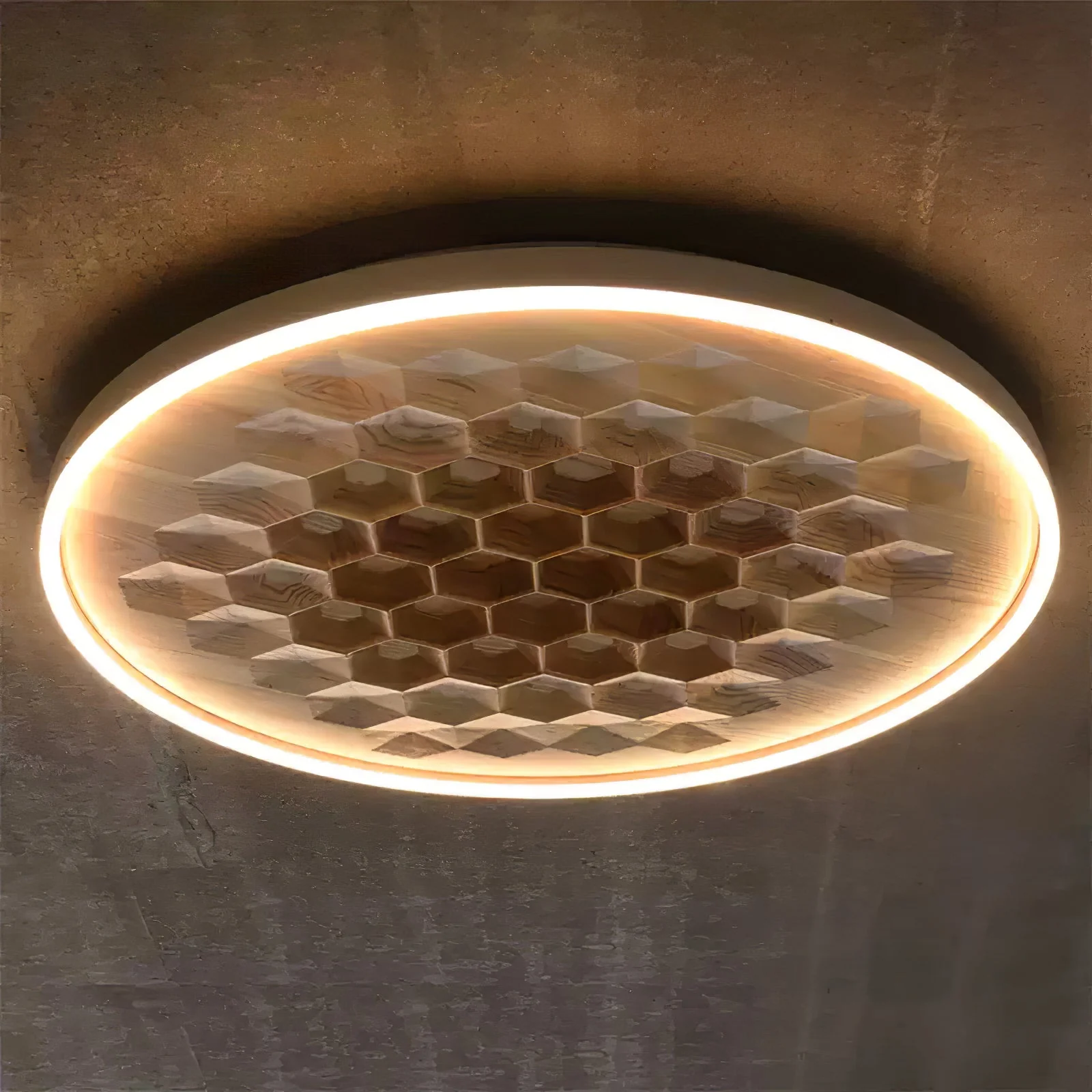 Cevynira Textured Bronze Flush Mount - Image 3
