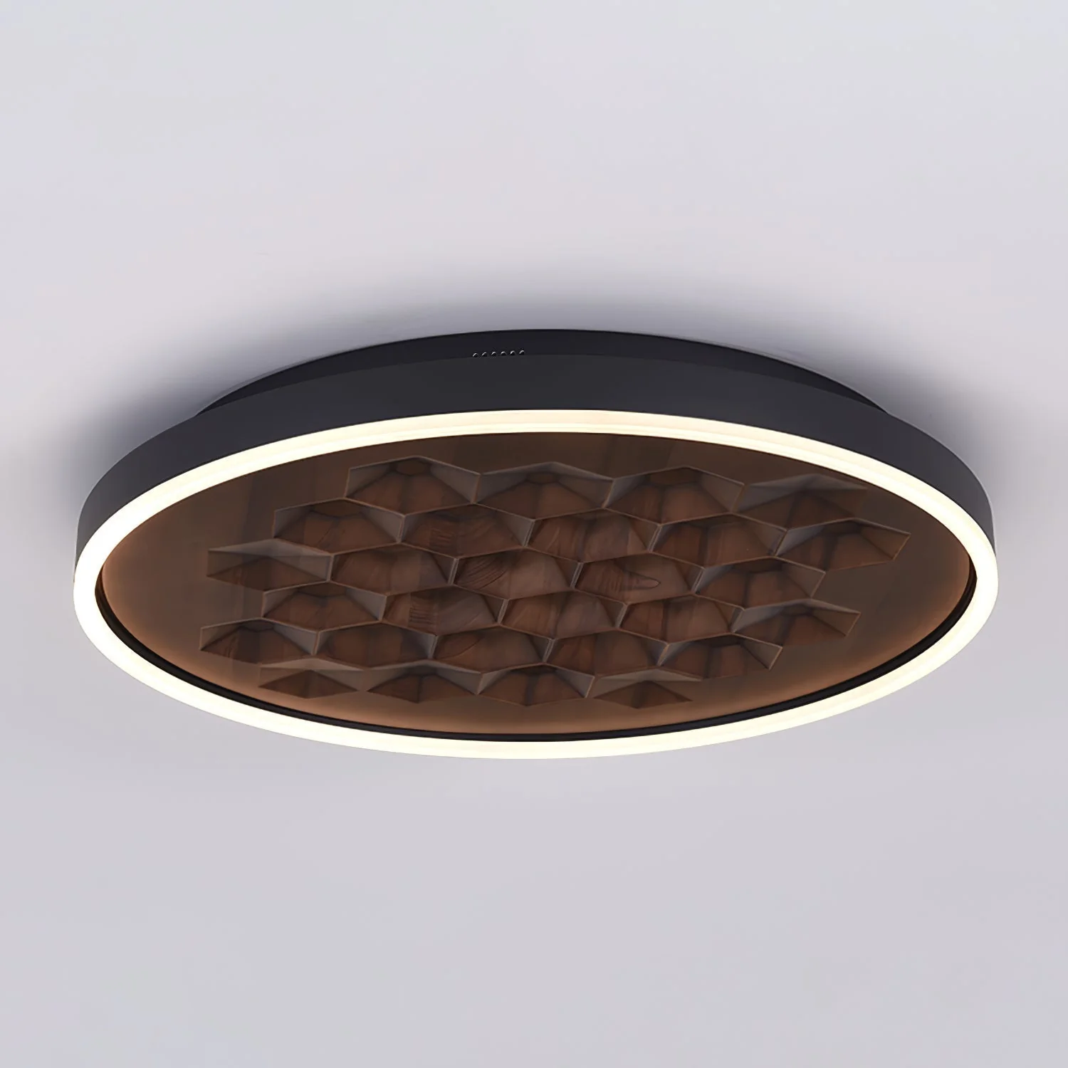 Cevynira Textured Bronze Flush Mount - Image 43