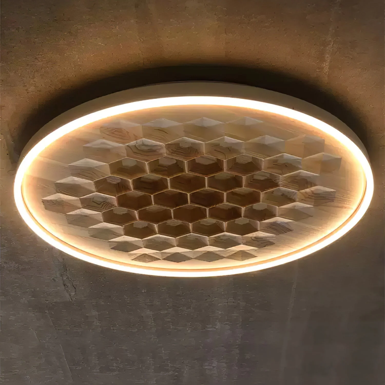 Cevynira Textured Bronze Flush Mount - Image 9
