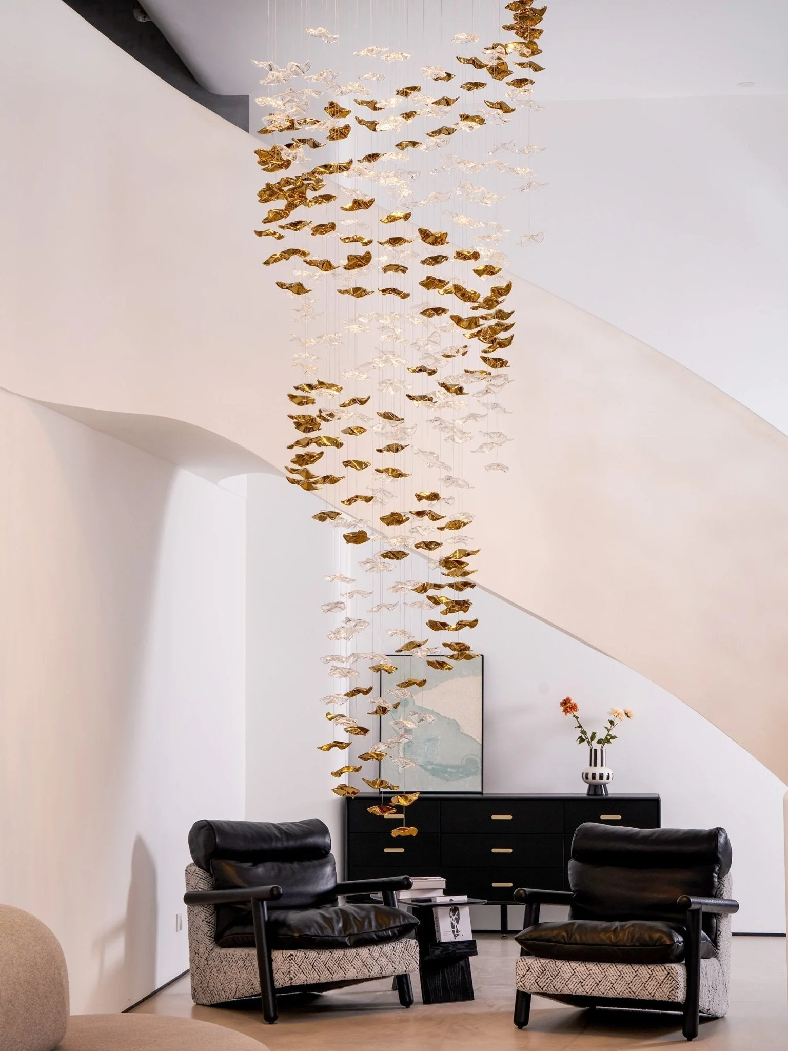 Cezorisra Luxury Brass Linear Chandelier - Image 33