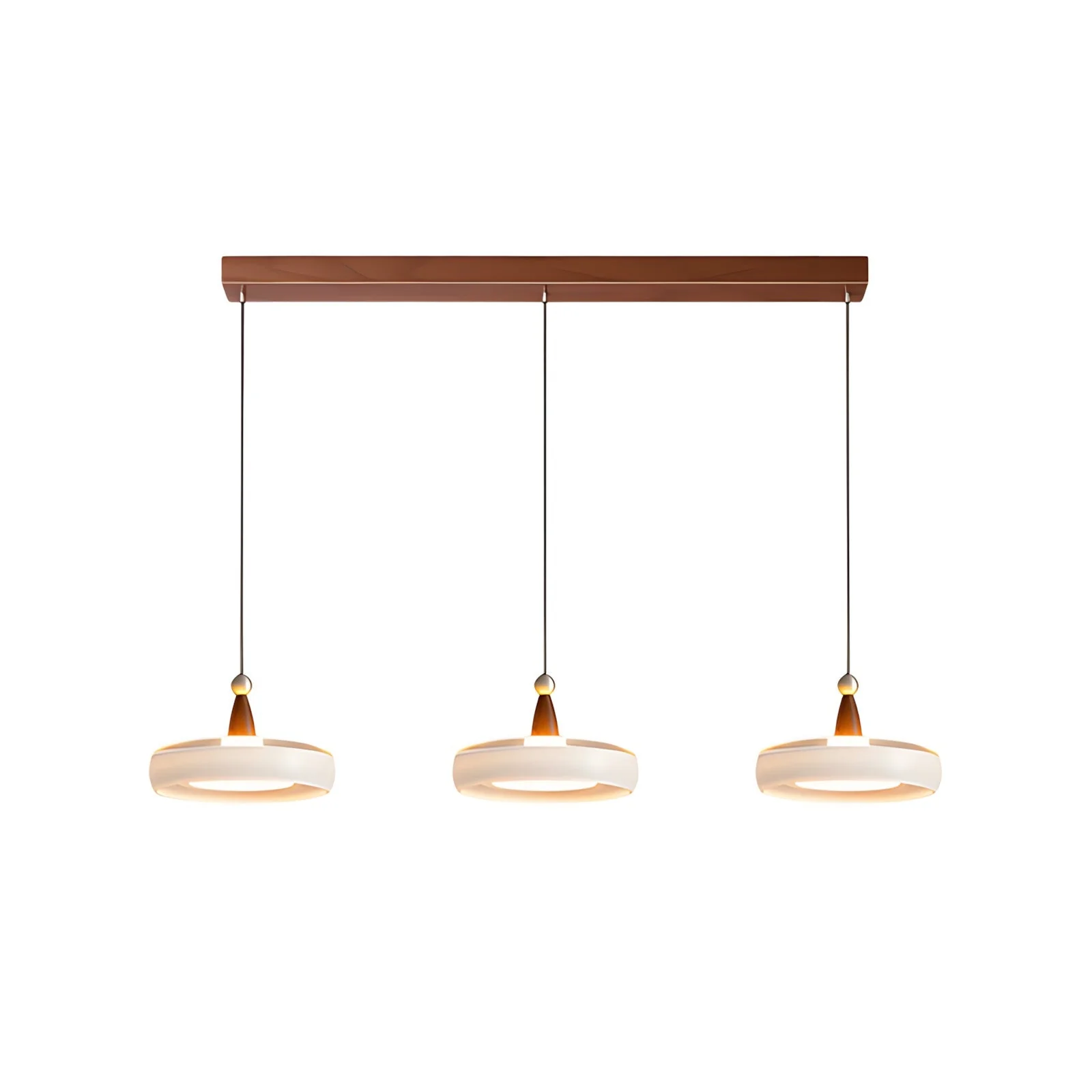 Champagne Modern Glass Pendant Light